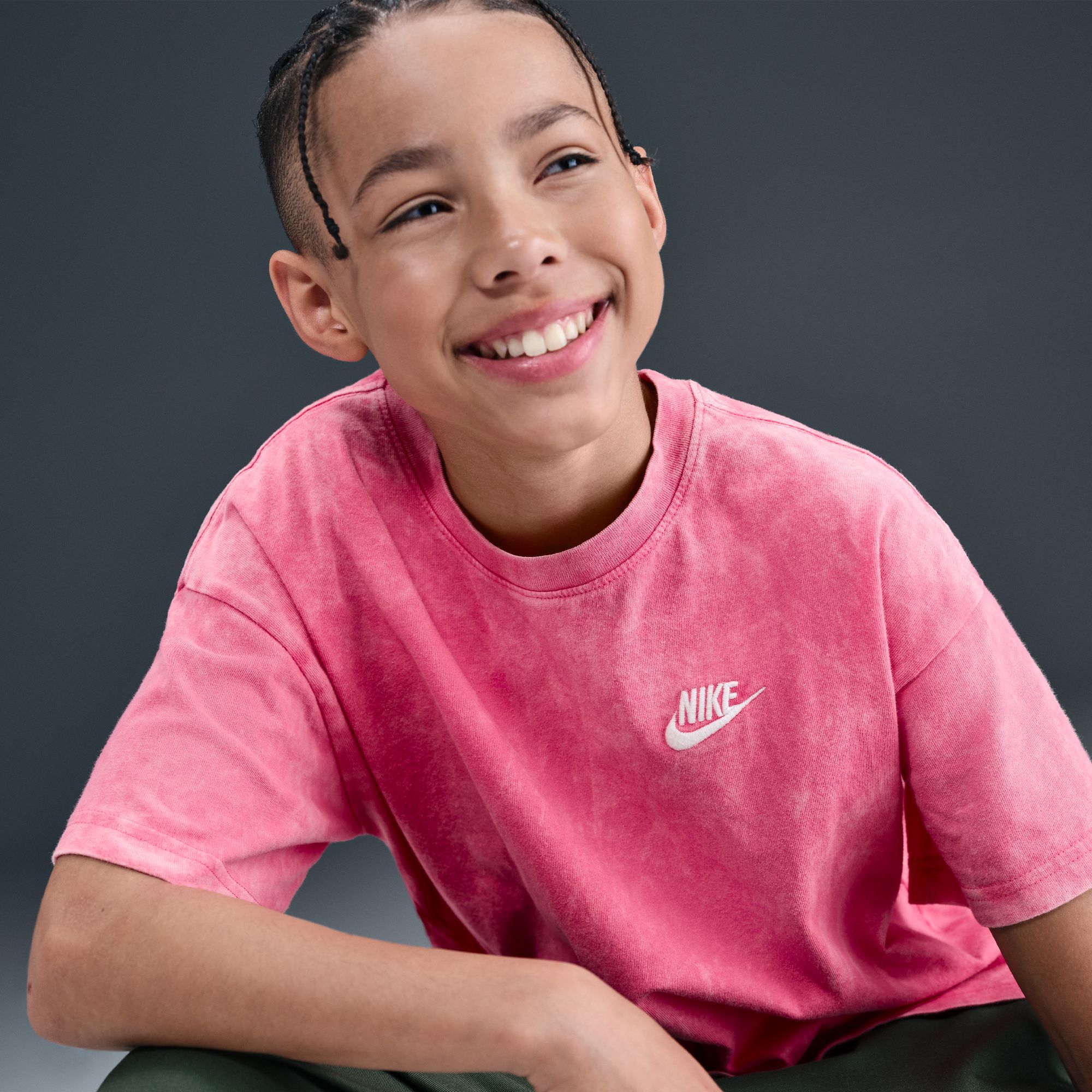 Nike Kid's Sportwear Club Wash Graphic T-Shirt product image