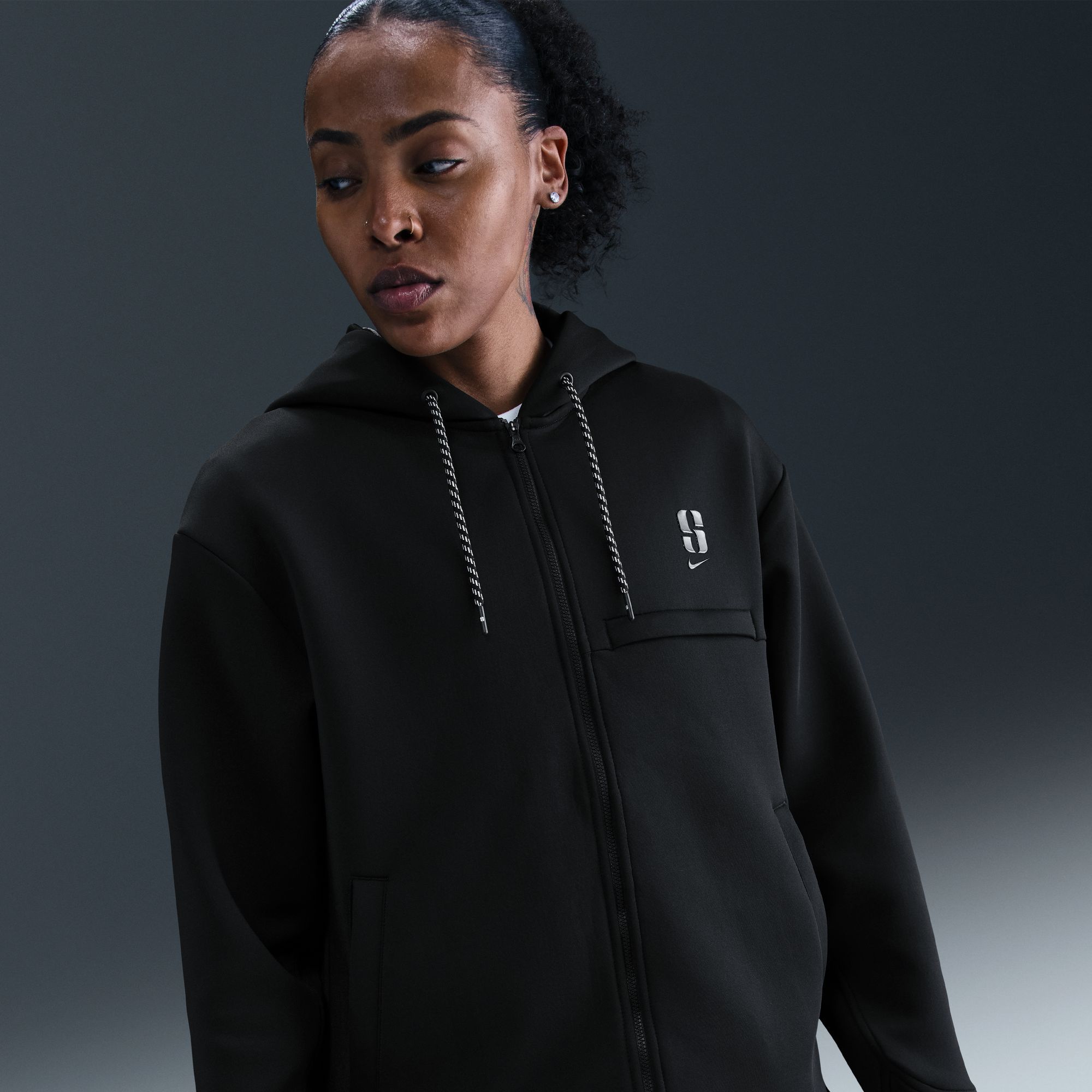 Nike Sabrina Ionescu Dri-FIT Loose Full-Zip Basketball Hoodie product image