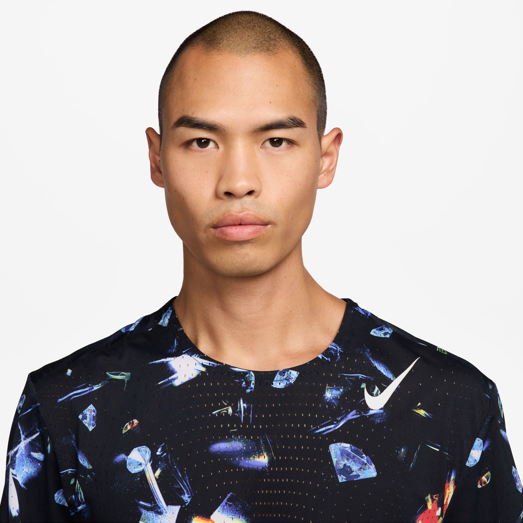 Nike Men's Dri-FIT ADV Aeroswift Allover Diamonds Graphic T-Shirt product image