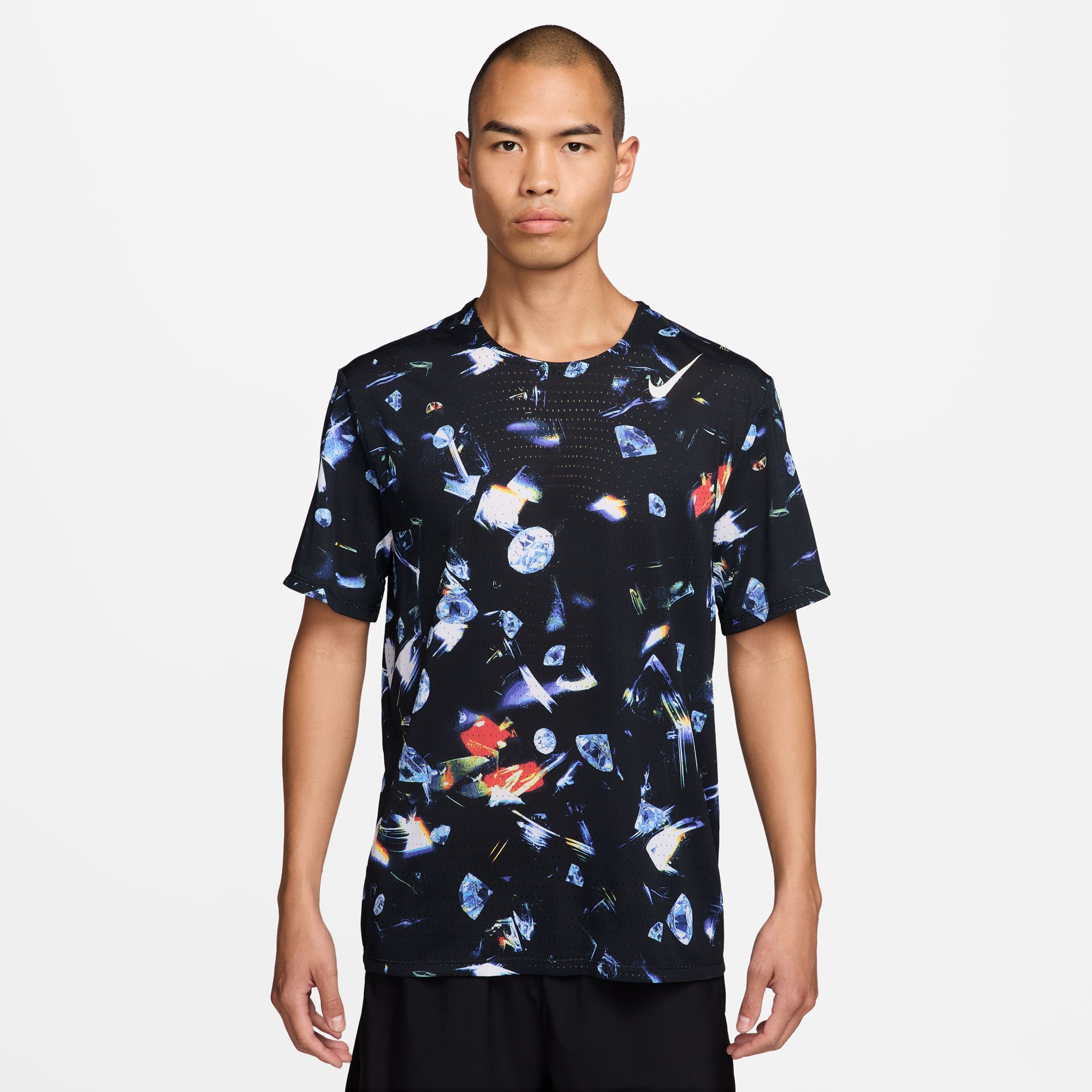 Nike Men's Dri-FIT ADV Aeroswift Allover Diamonds Graphic T-Shirt product image