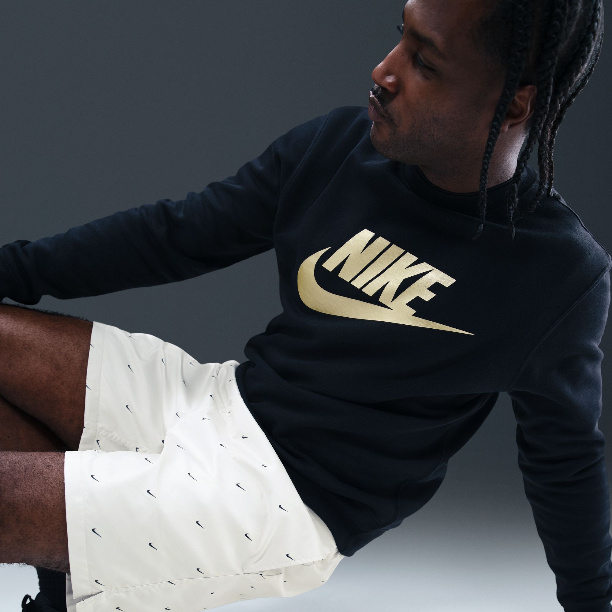 Nike Men's Club Swoosh Woven Flow Shorts product image