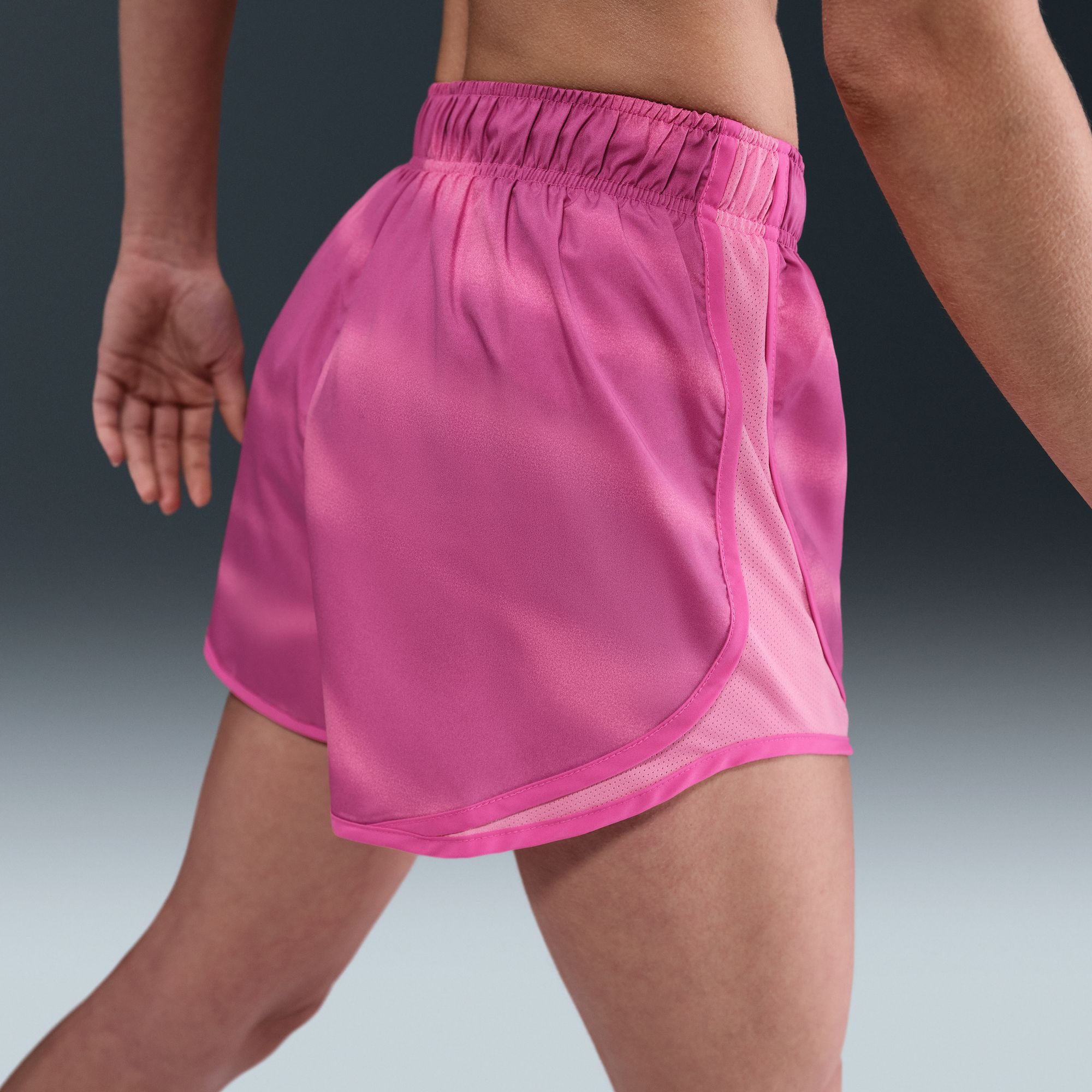 Nike Women's Tempo Dri-FIT Mid-Rise Brief-Lined Running Stripe Shorts product image