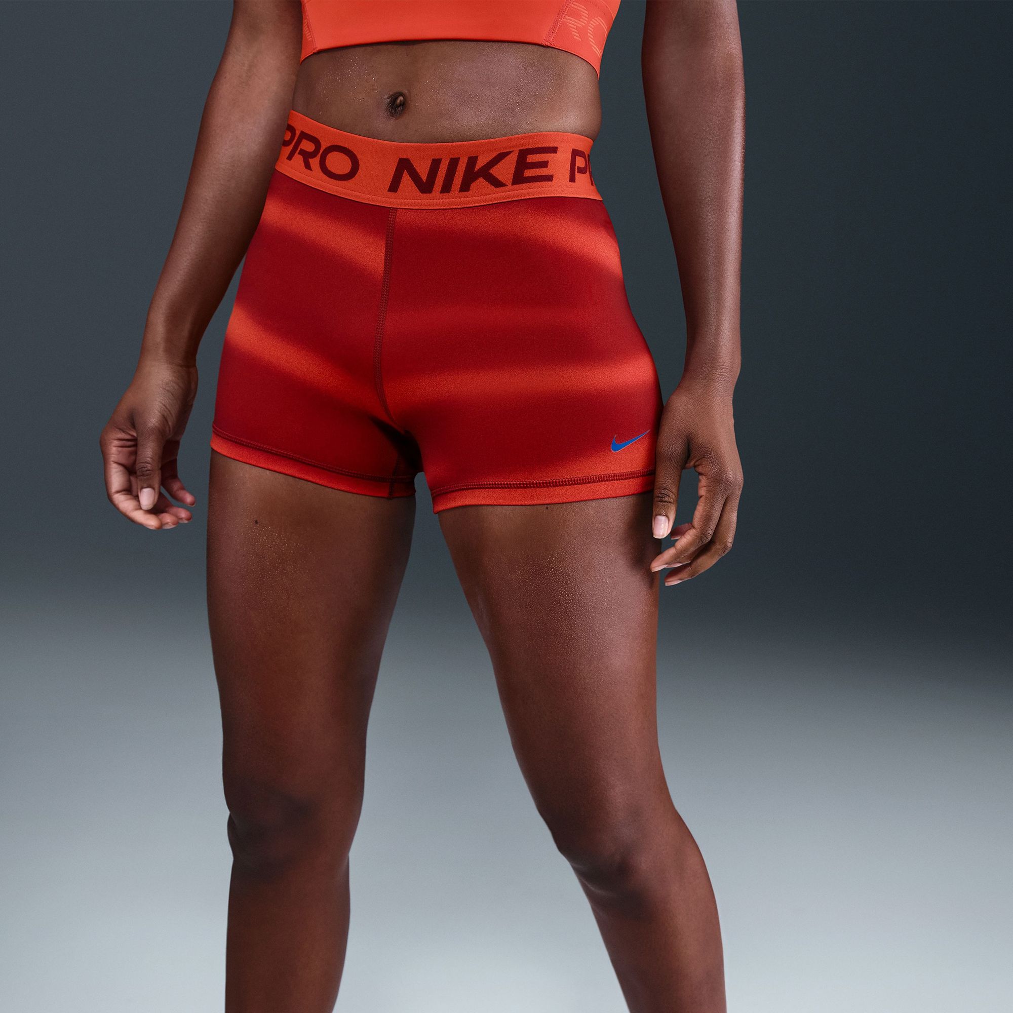 Nike Women's Pro 3" Striped Shorts product image