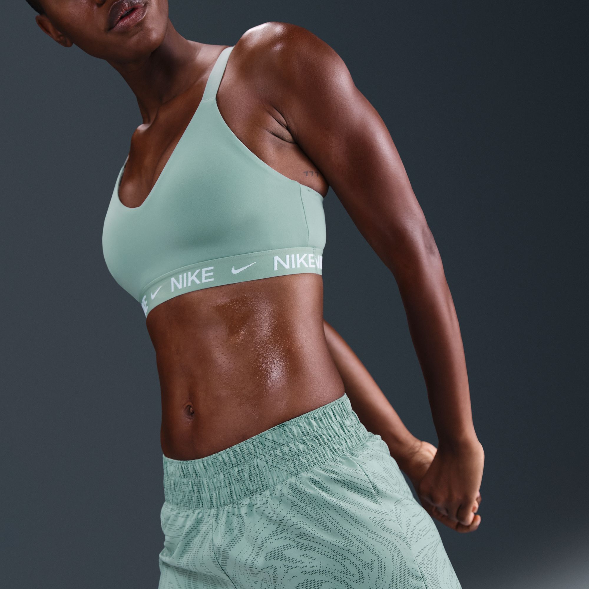 Nike Women's One Dri-FIT Mid-Rise 3" Brief-Lined Printed Shorts product image