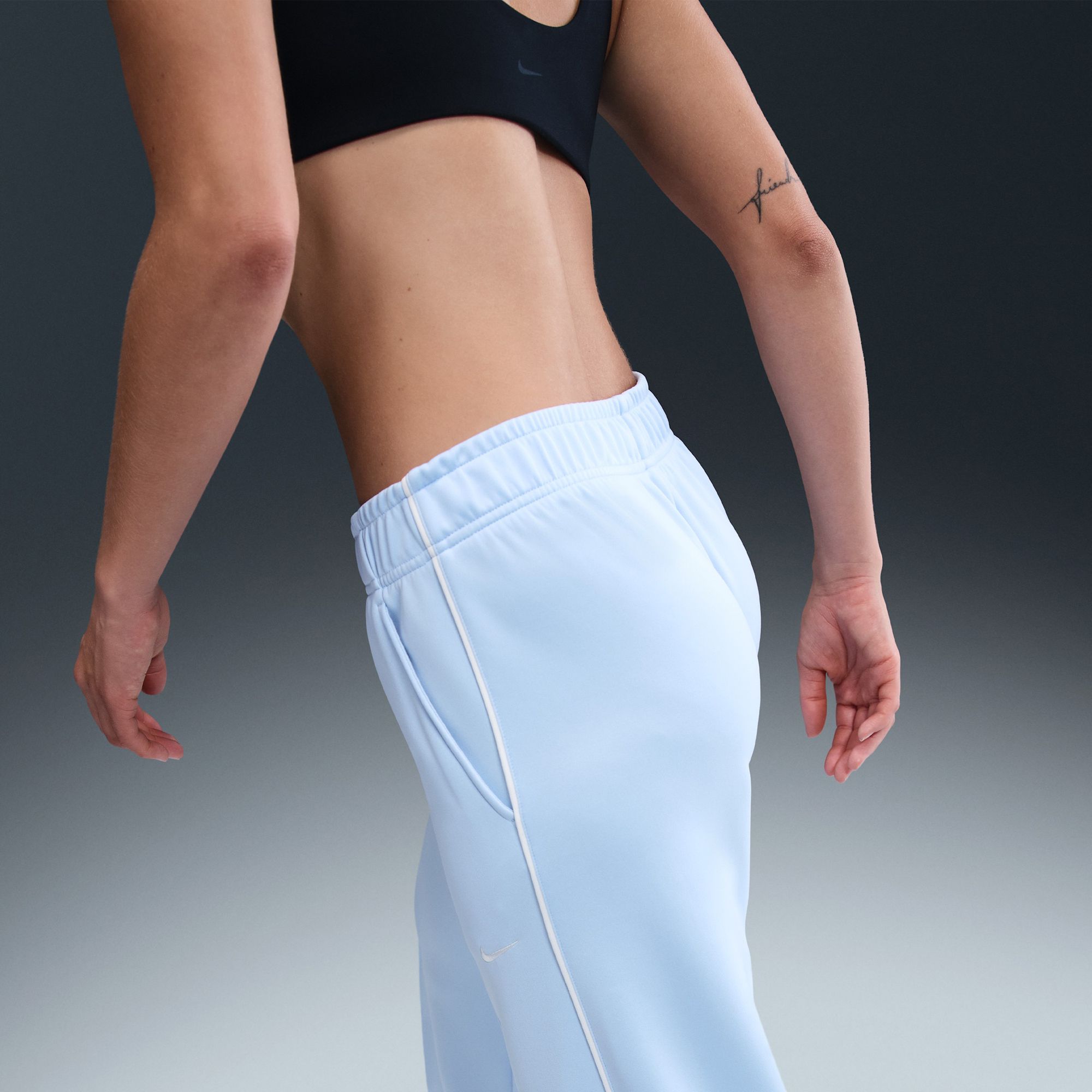 Nike Women's Sportswear Mid-Rise Wide-Leg Track Pants product image