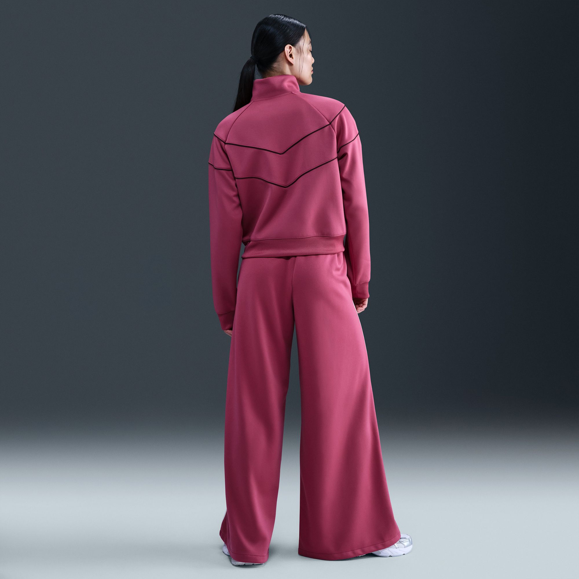 Nike Women's Sportswear Mid-Rise Wide-Leg Track Pants product image