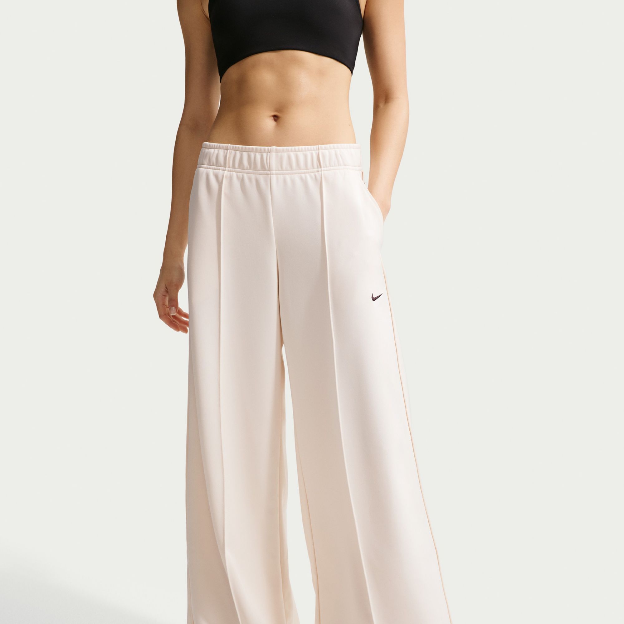 Nike Women's Sportswear Mid-Rise Wide-Leg Track Pants product image