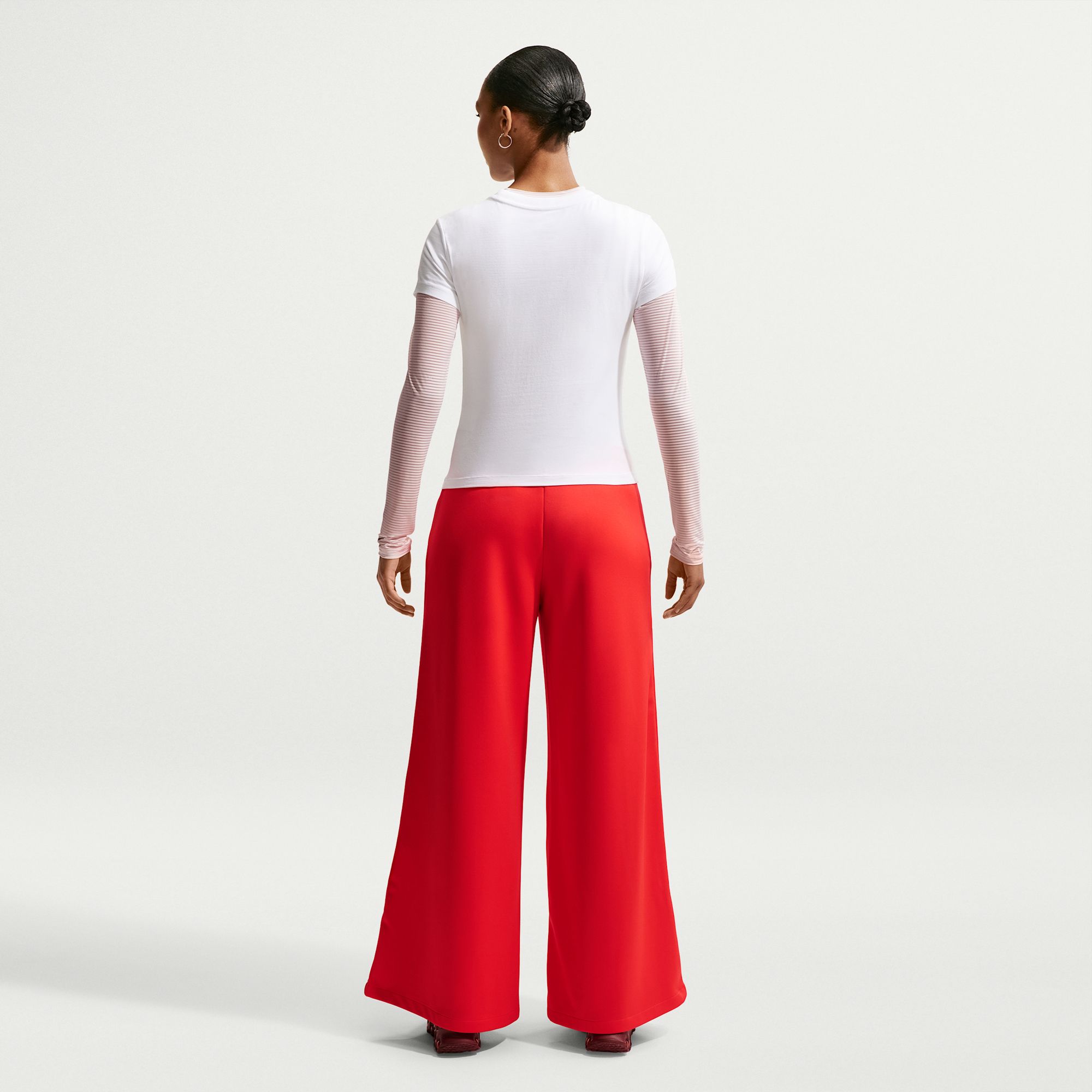 Nike Women's Sportswear Mid-Rise Wide-Leg Track Pants product image