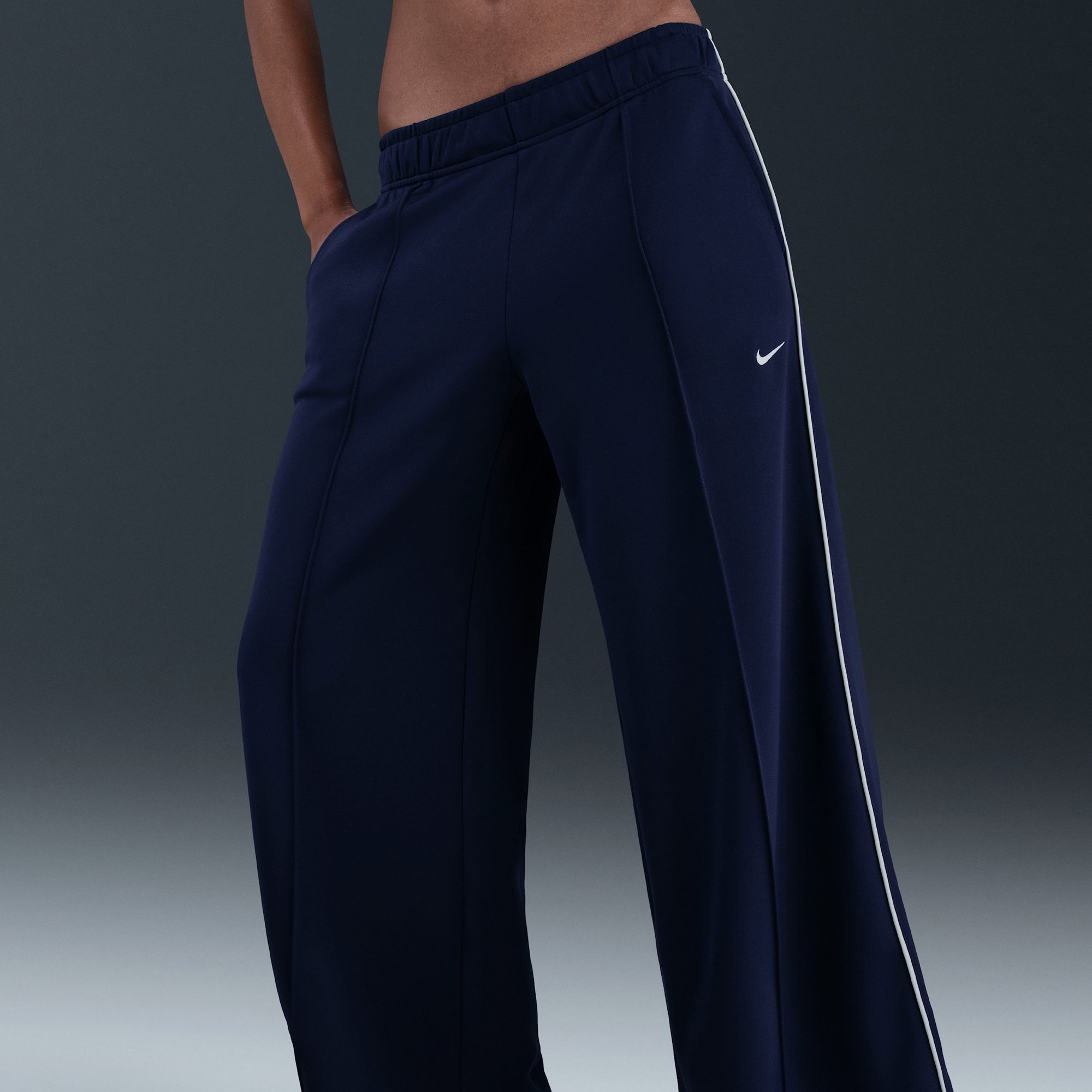 Nike Women's Sportswear Mid-Rise Wide-Leg Track Pants product image