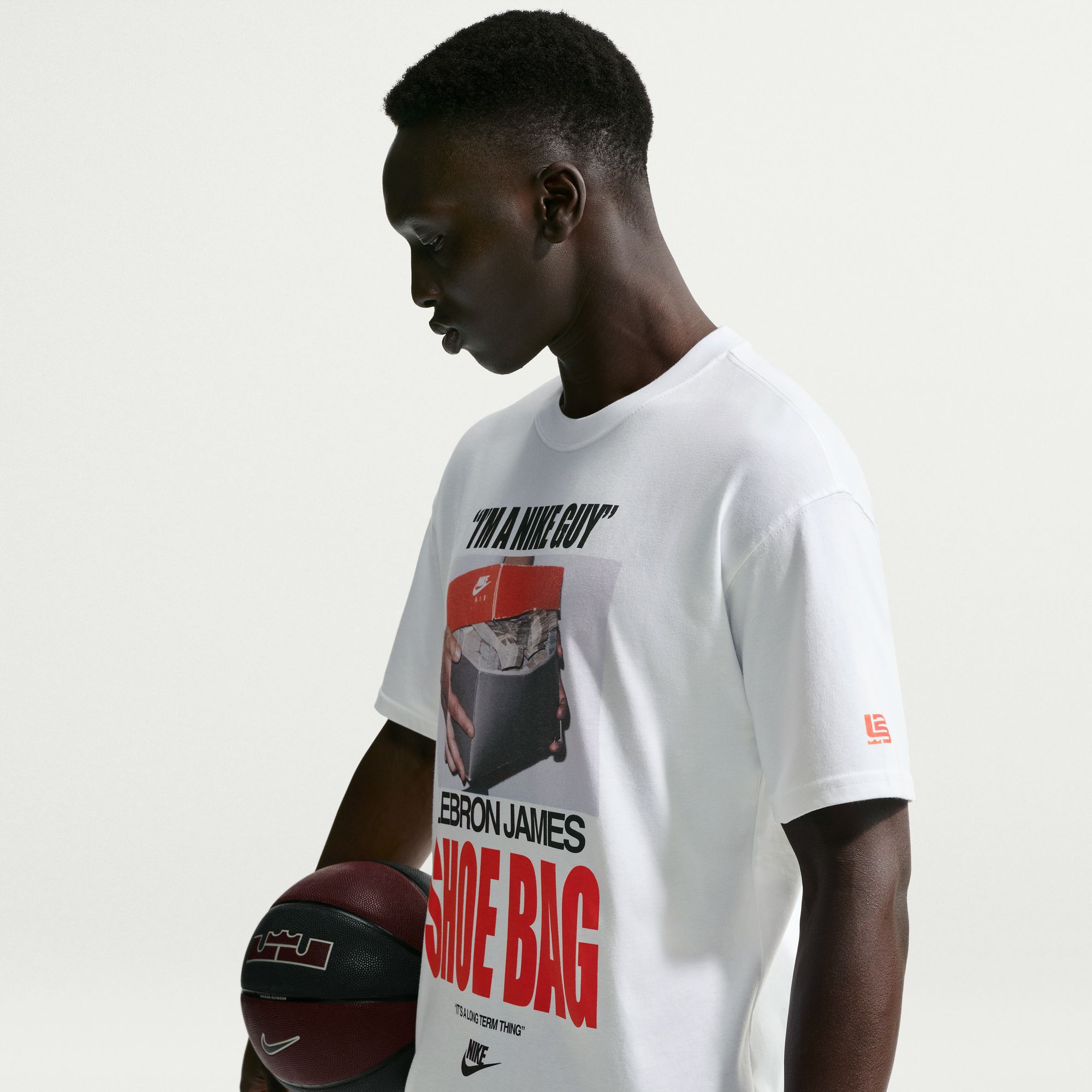 Nike Men's LeBron James Max90 Shoe Bag Graphic T-Shirt product image