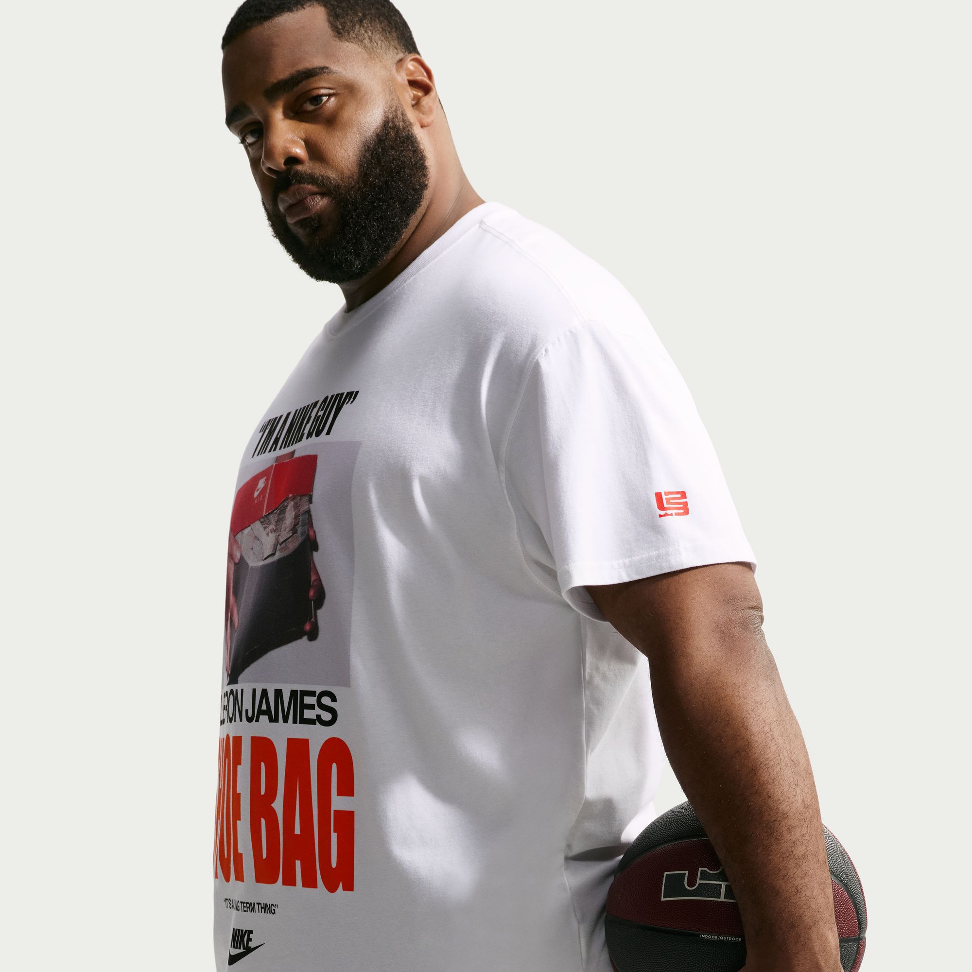 Nike Men's LeBron James Max90 Shoe Bag Graphic T-Shirt product image