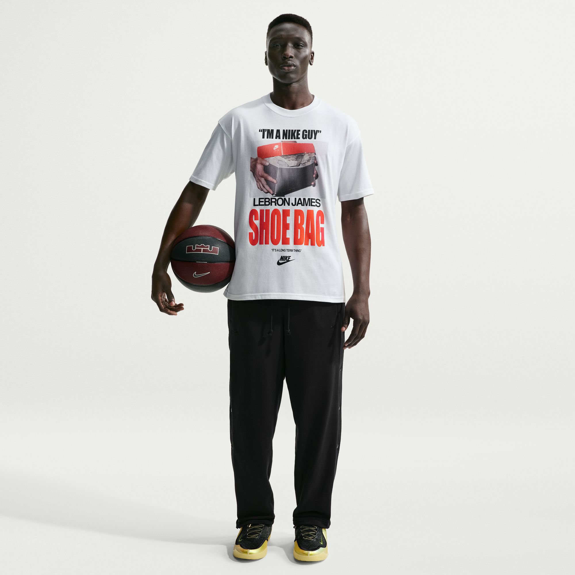 Nike Men's LeBron James Max90 Shoe Bag Graphic T-Shirt product image