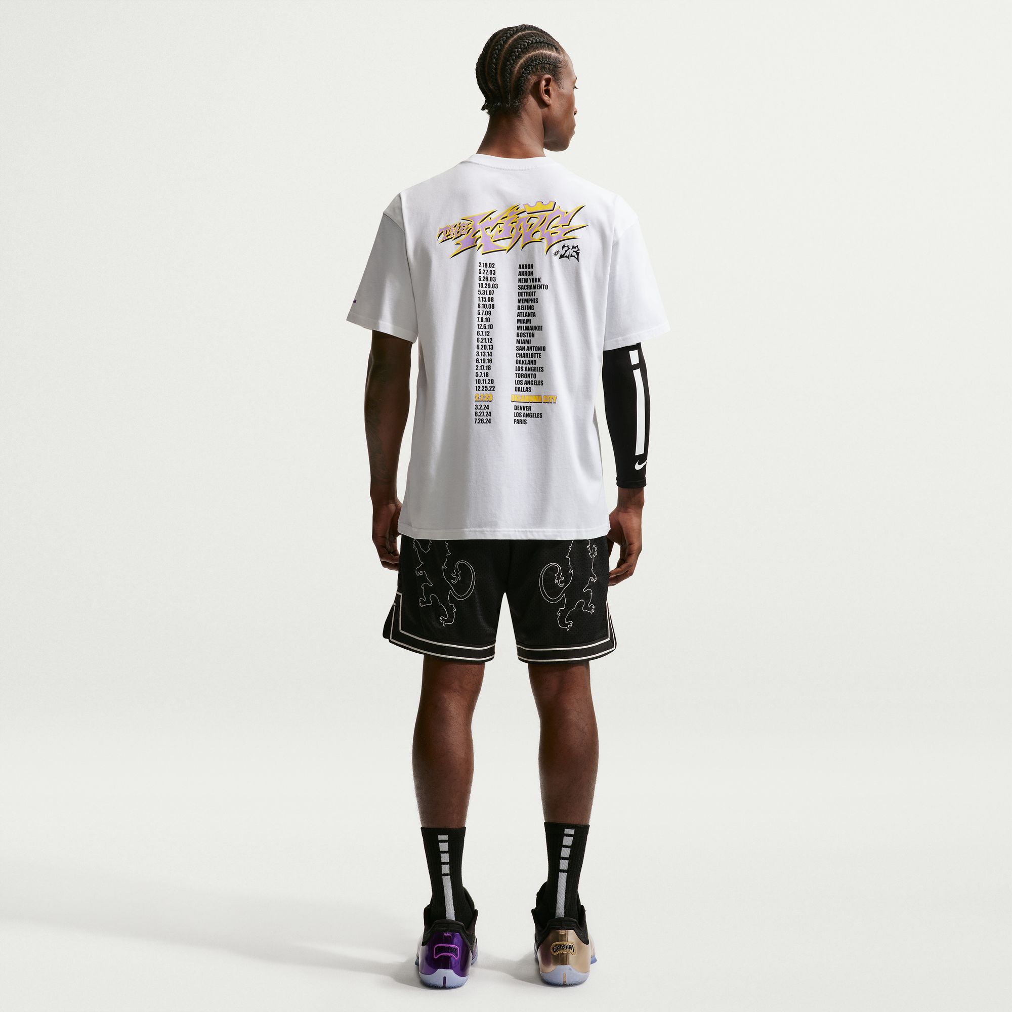 Nike Men's LeBron James Max90 For The Record Graphic T-Shirt product image