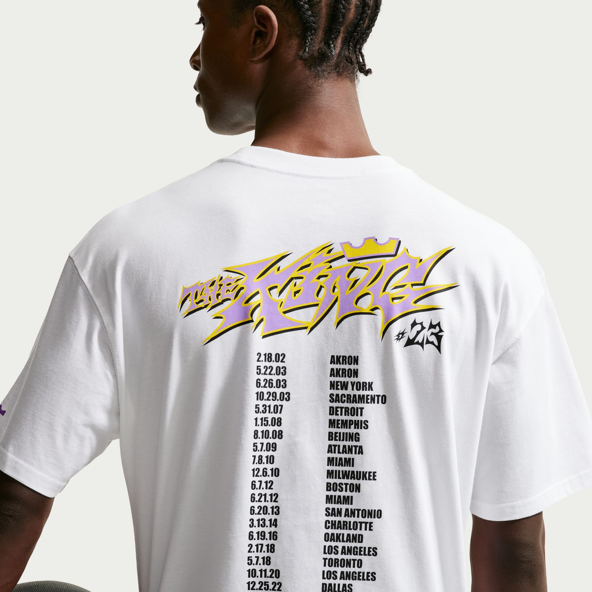 Nike Men's LeBron James Max90 For The Record Graphic T-Shirt product image