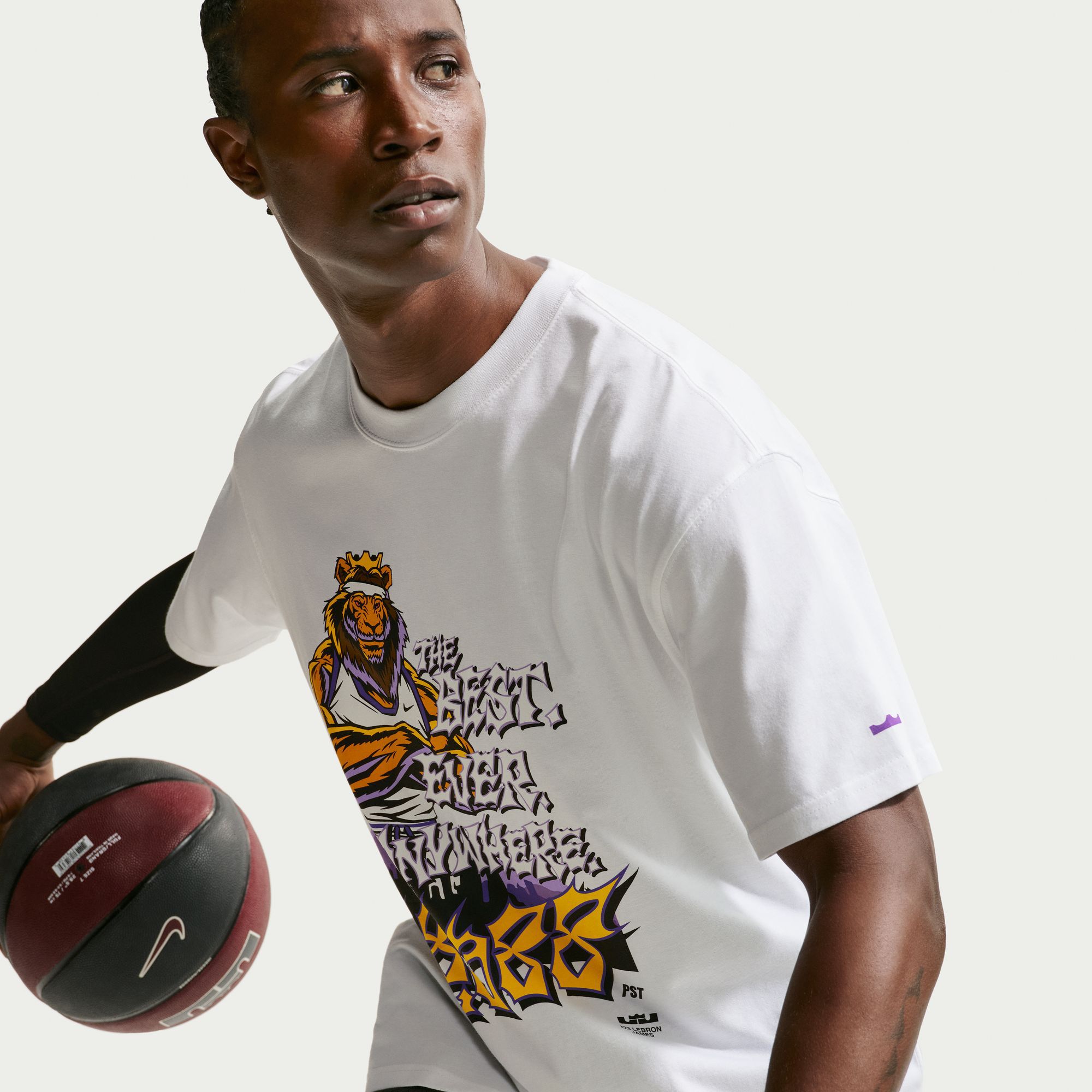 Nike Men's LeBron James Max90 For The Record Graphic T-Shirt product image