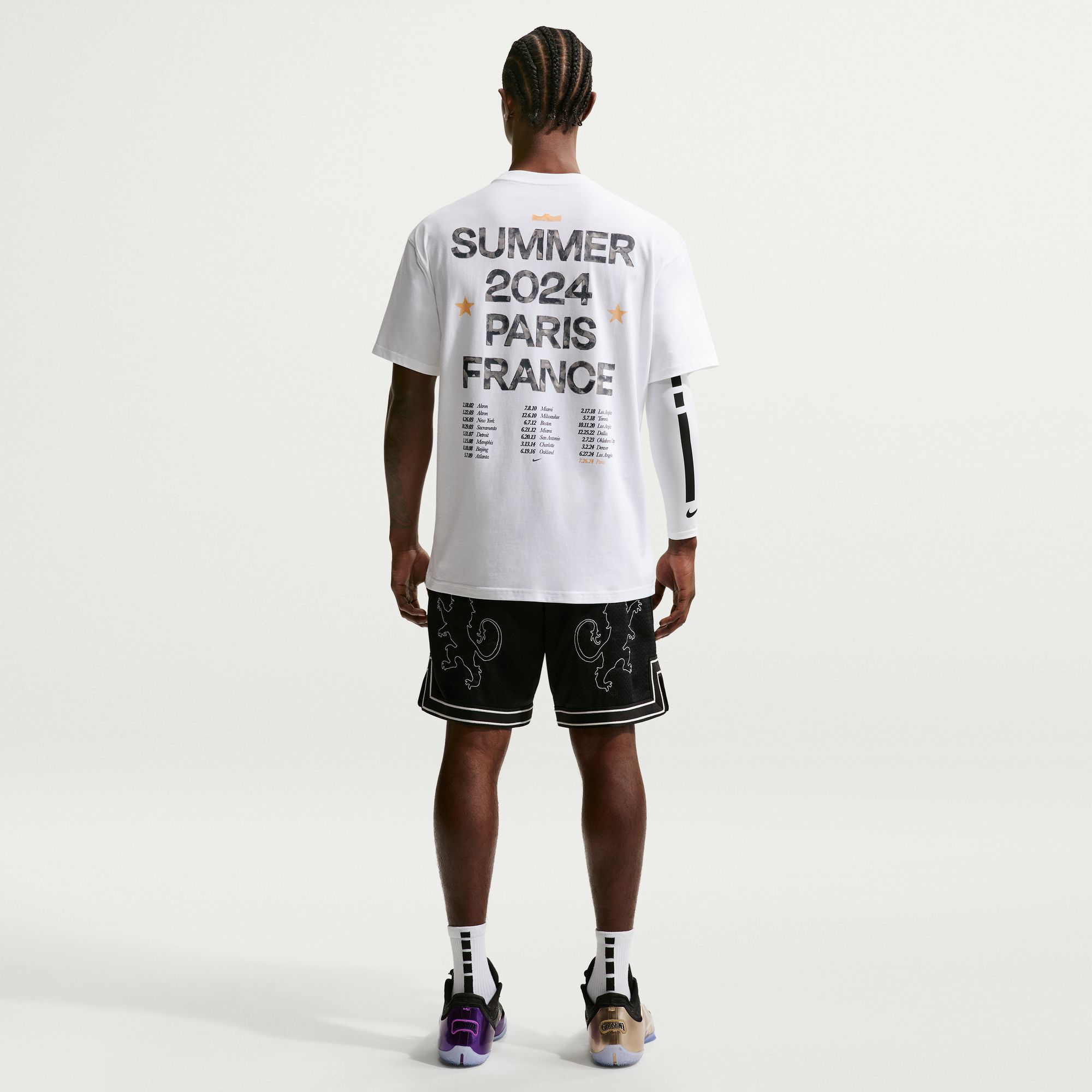 Nike Men's LeBron James Max90 Paris '24 Graphic T-Shirt product image