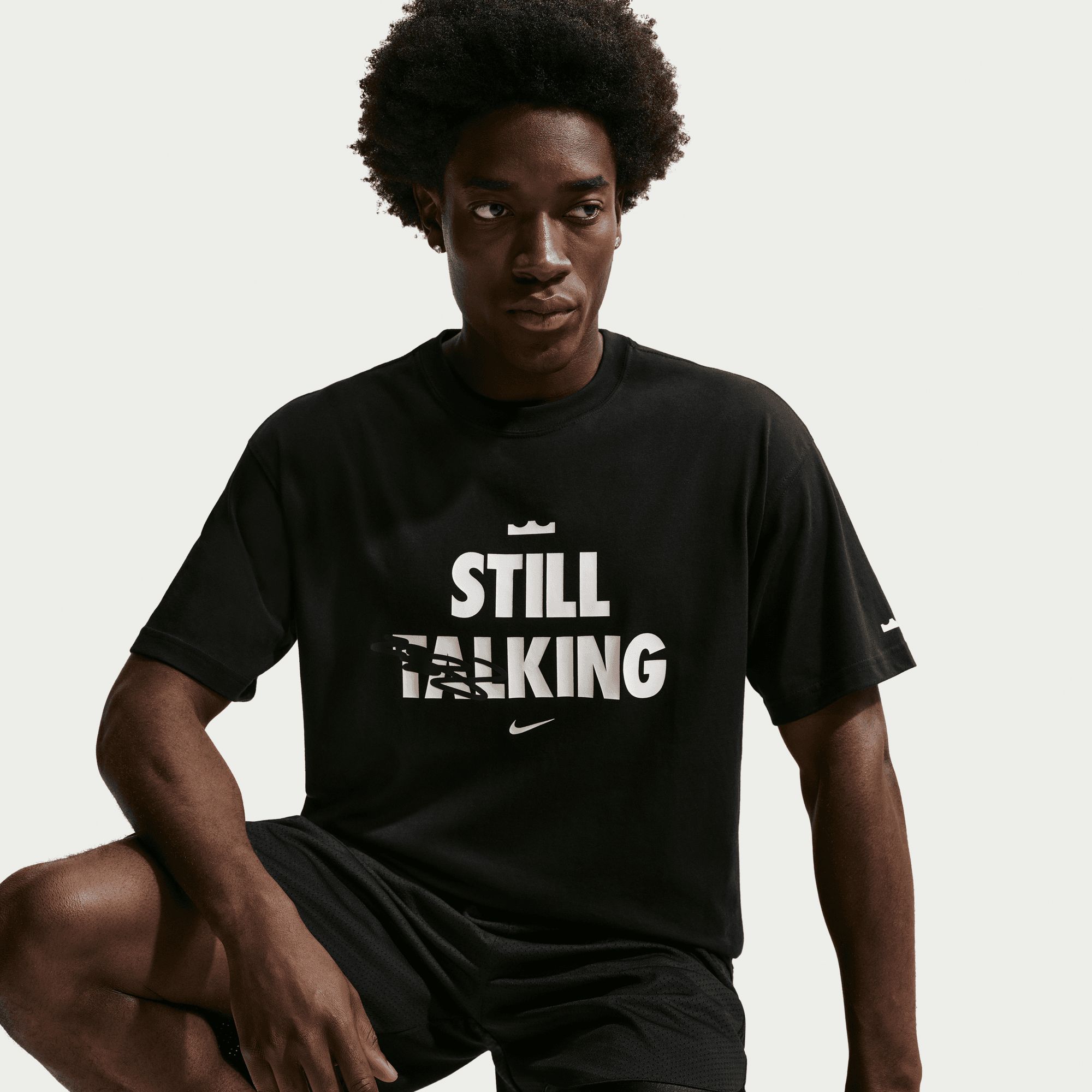 Nike Men's LeBron James Max90 "Shut Up And Dribble" Graphic T-Shirt product image