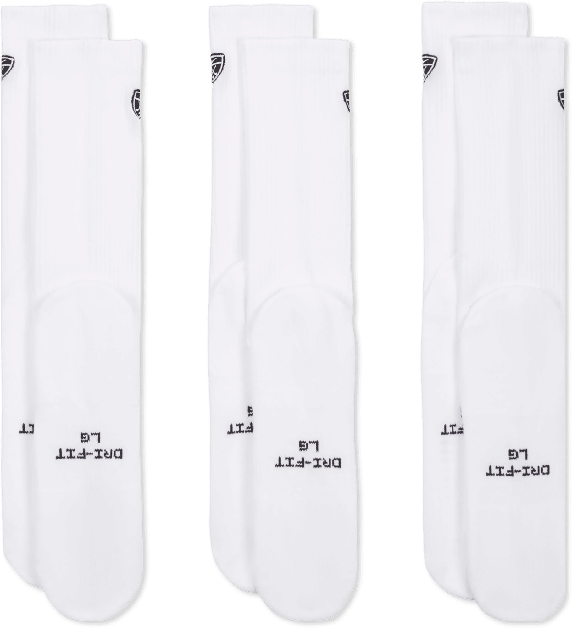 Nike Men's Everyday Elevated Shield Golf Crew Socks – 3 Pack product image