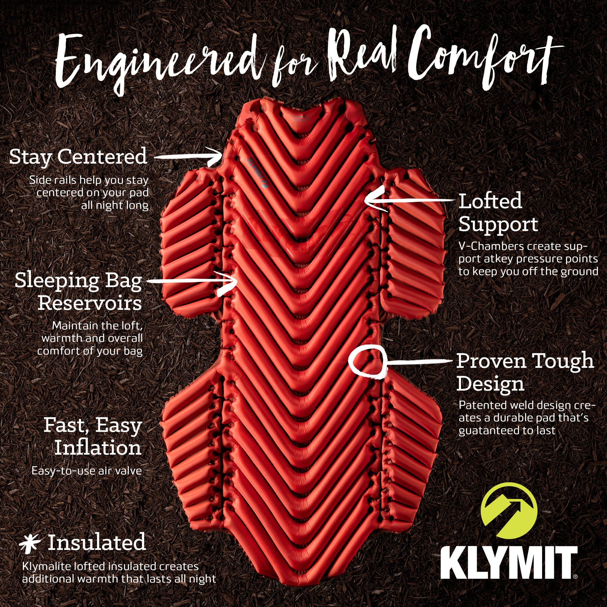 Klymit Insulated Hammock V Pad product image