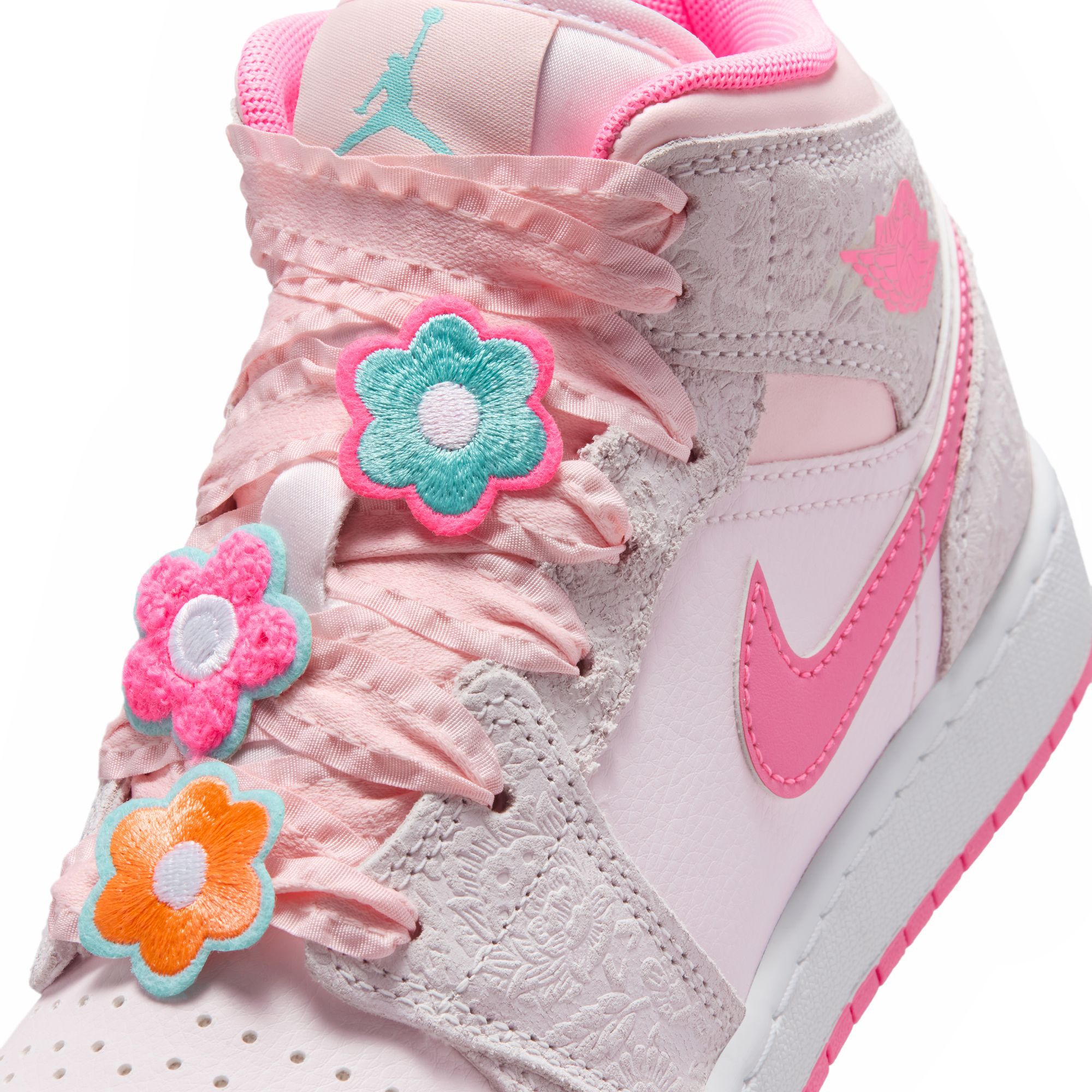 Jordan Kids' Grade School Air Jordan 1 Mid Basketball Shoes product image