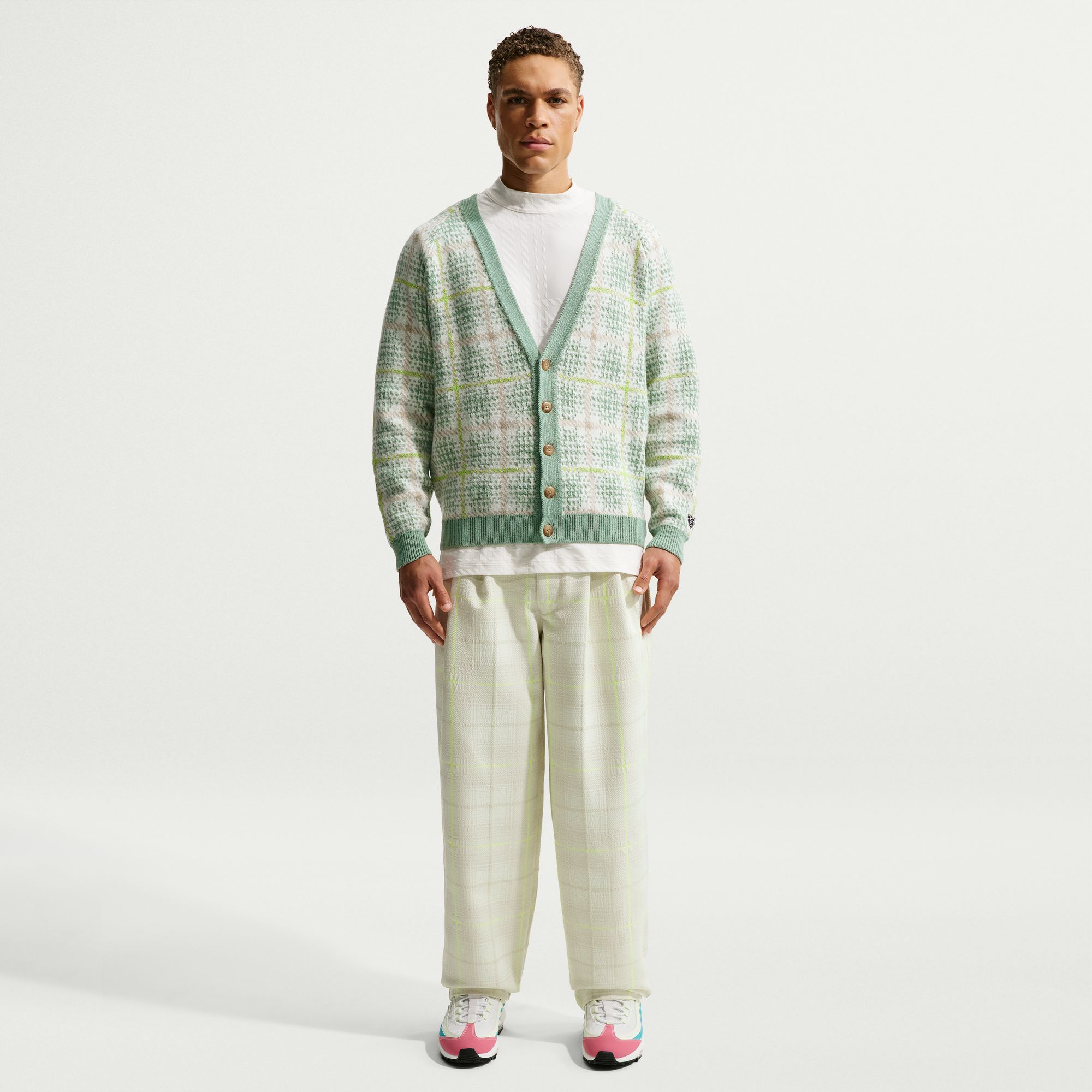 Nike Men's Tartan Loose Golf Cardigan product image