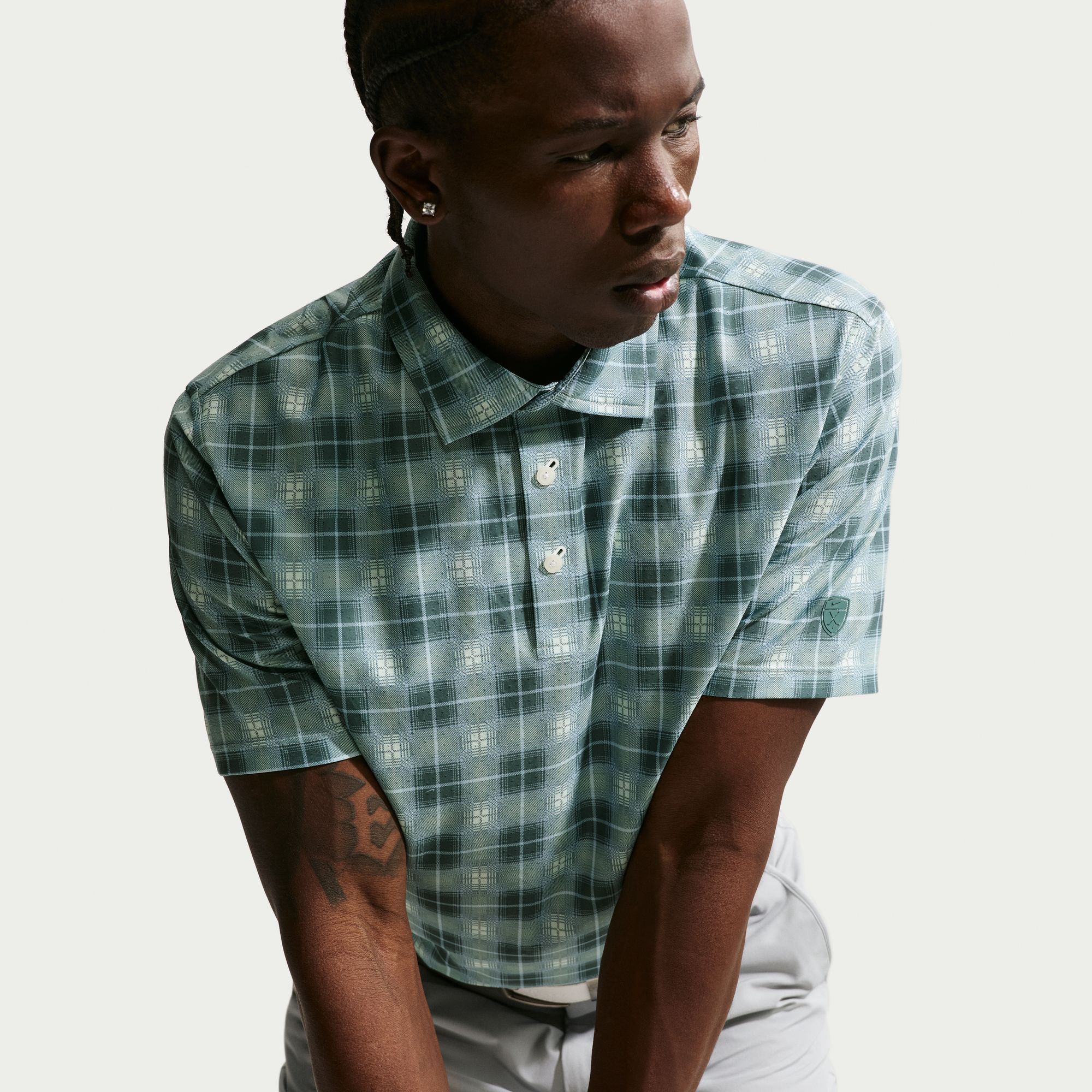 Nike Men's Tailored Performance Dri-FIT Tartan Golf Polo product image