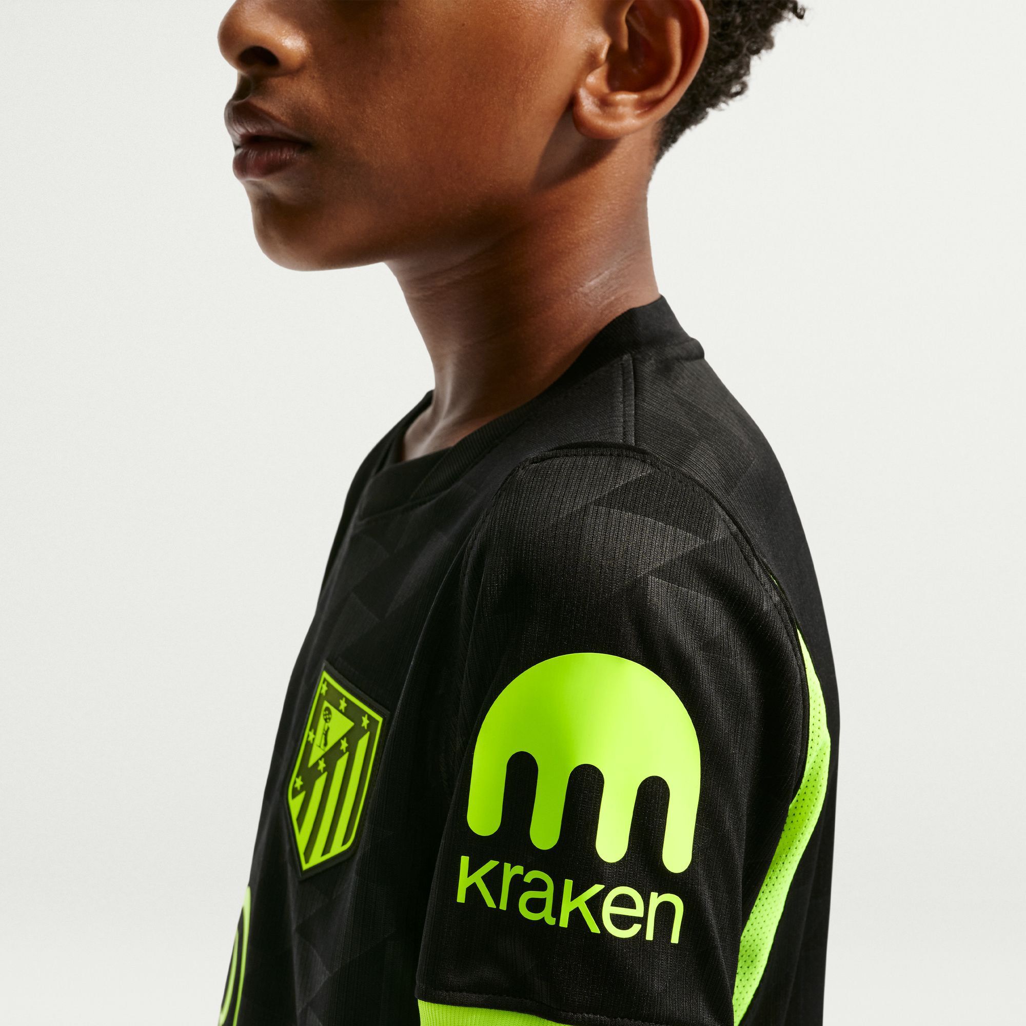 Nike Youth Atletico Madrid Black Away Replica Jersey product image