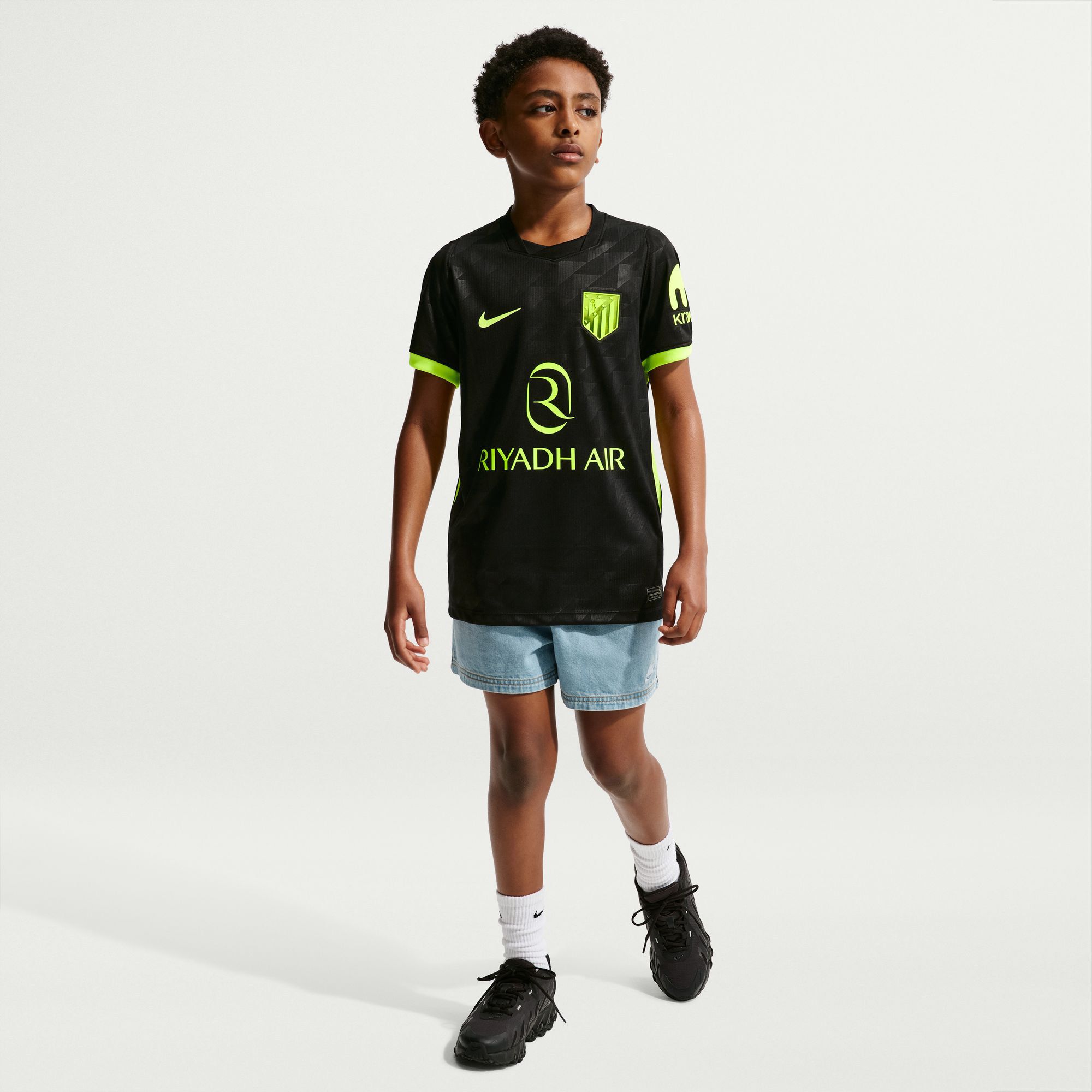 Nike Youth Atletico Madrid Black Away Replica Jersey product image