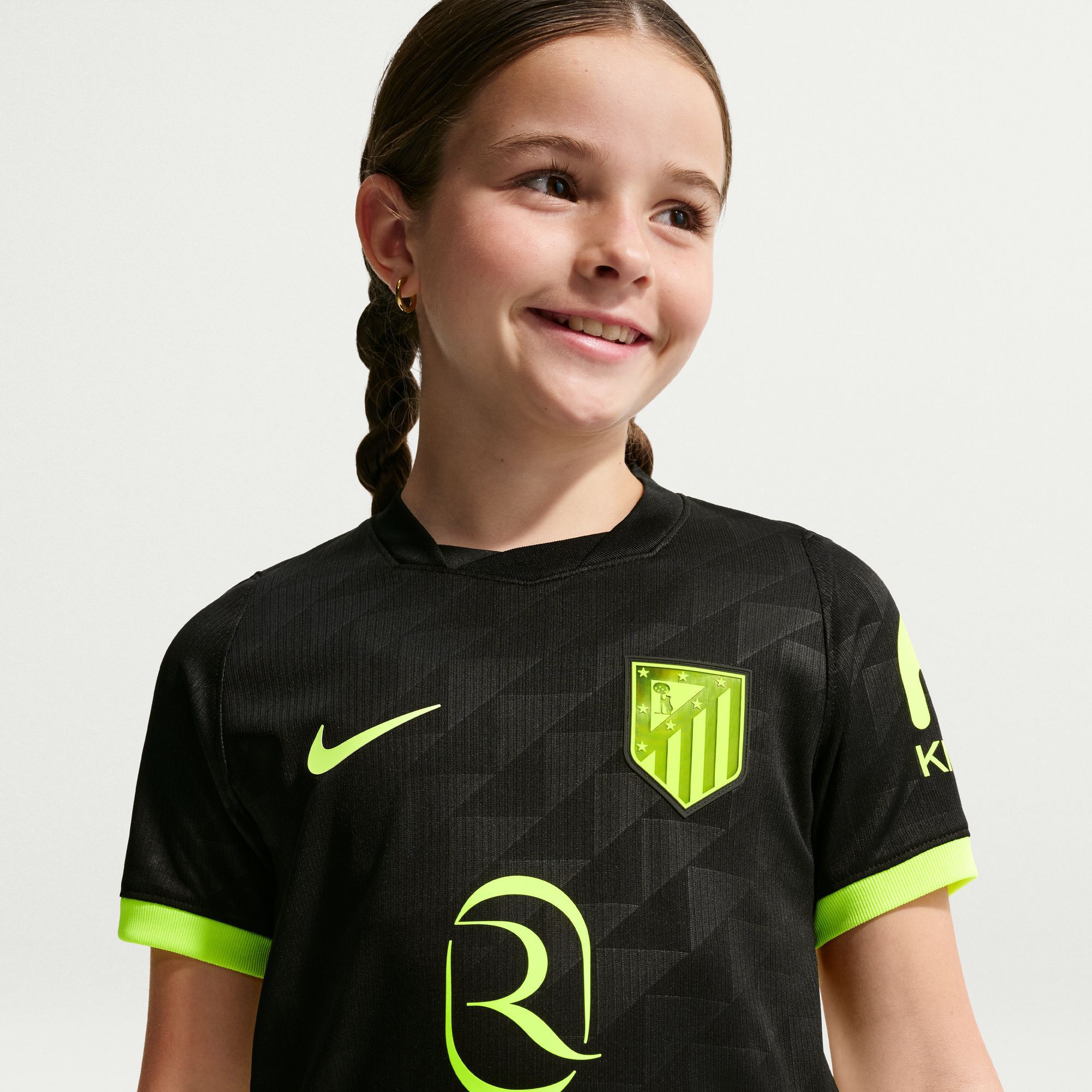 Nike Youth Atletico Madrid Black Away Replica Jersey product image