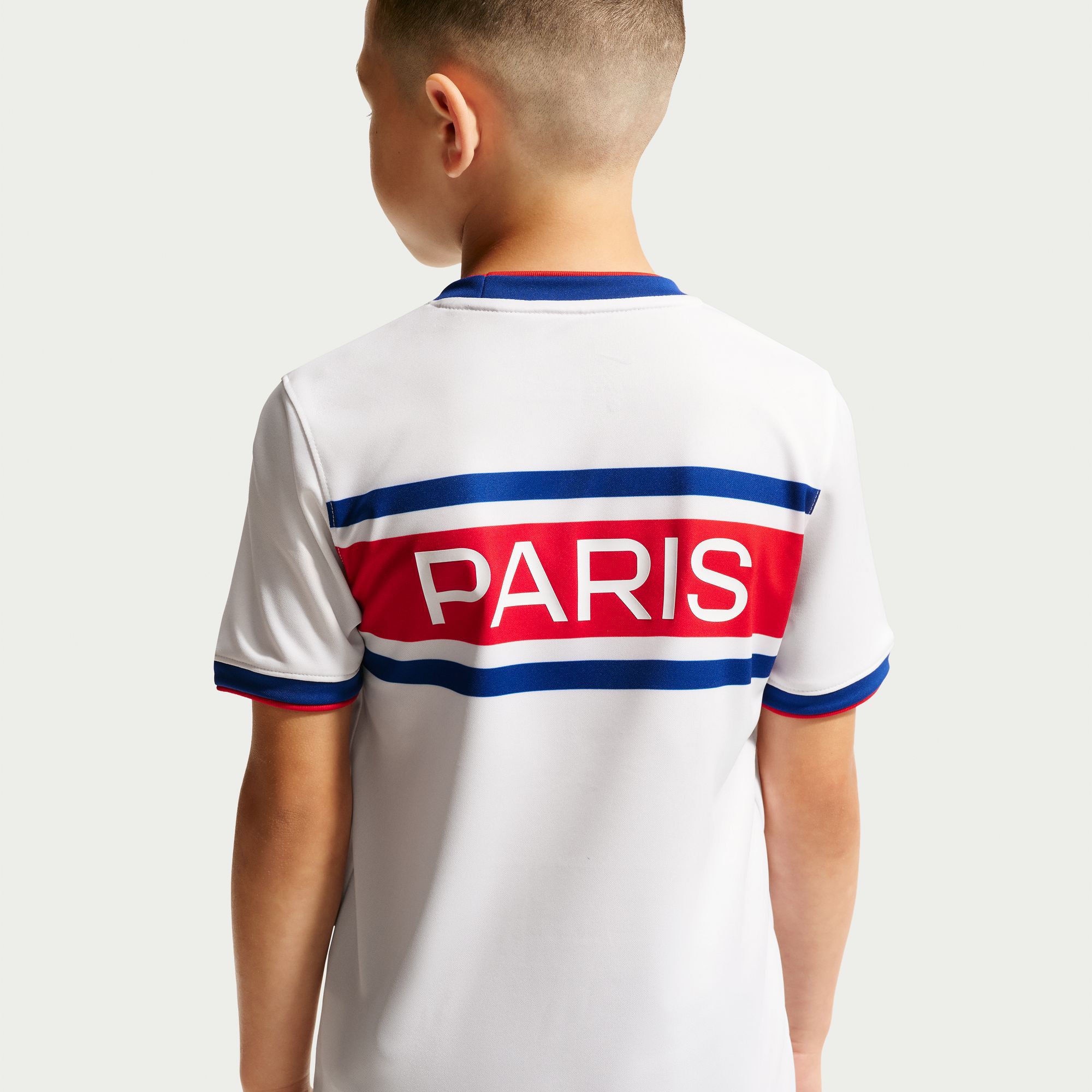 Nike Youth Paris Saint-Germain FC White 2026 Home Prematch Jersey product image