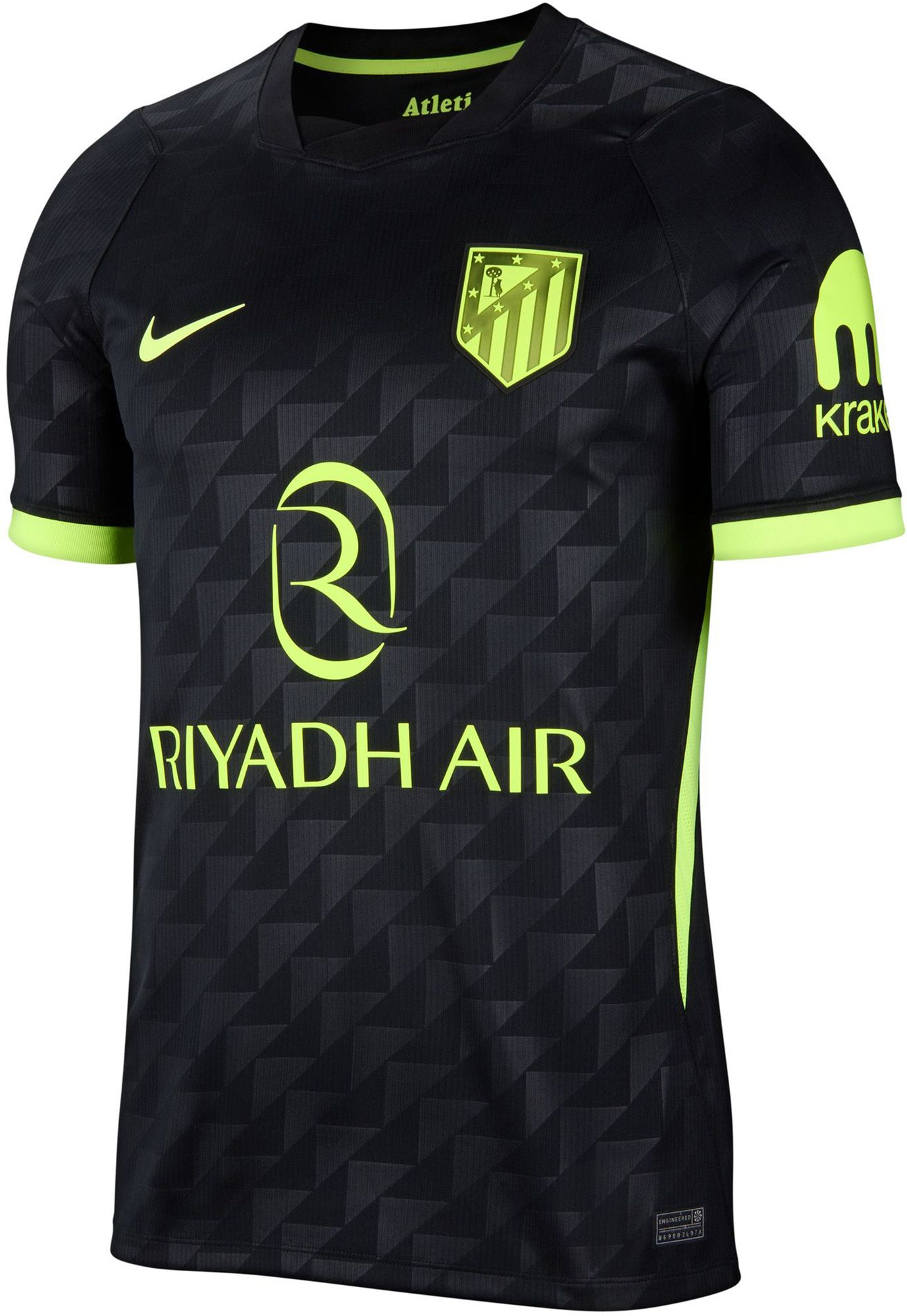 Nike Adult Atletico Madrid Black Away Replica Jersey product image