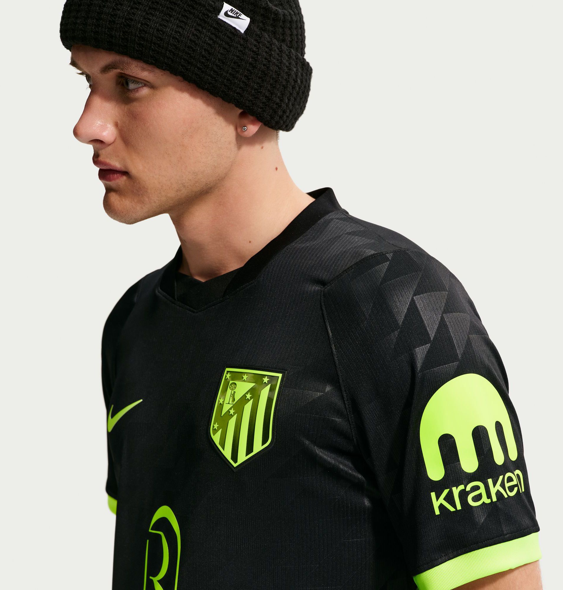 Nike Adult Atletico Madrid Black Away Replica Jersey product image