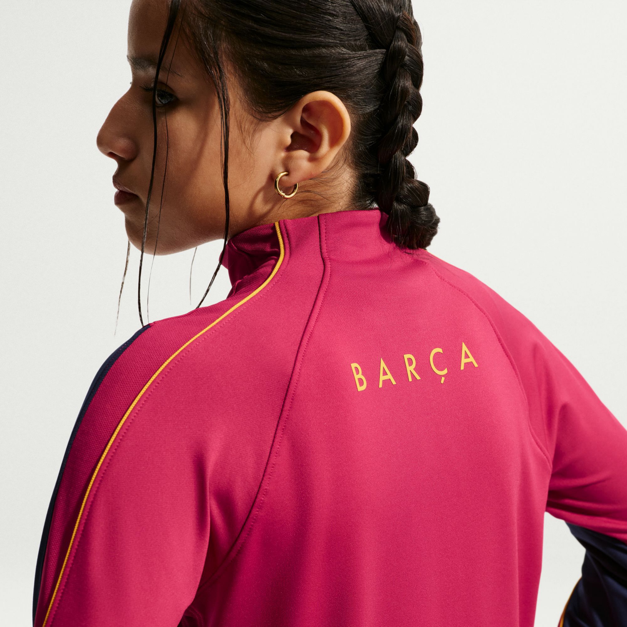 Nike Youth FC Barcelona Red 2026 1/4-Zip Jacket product image