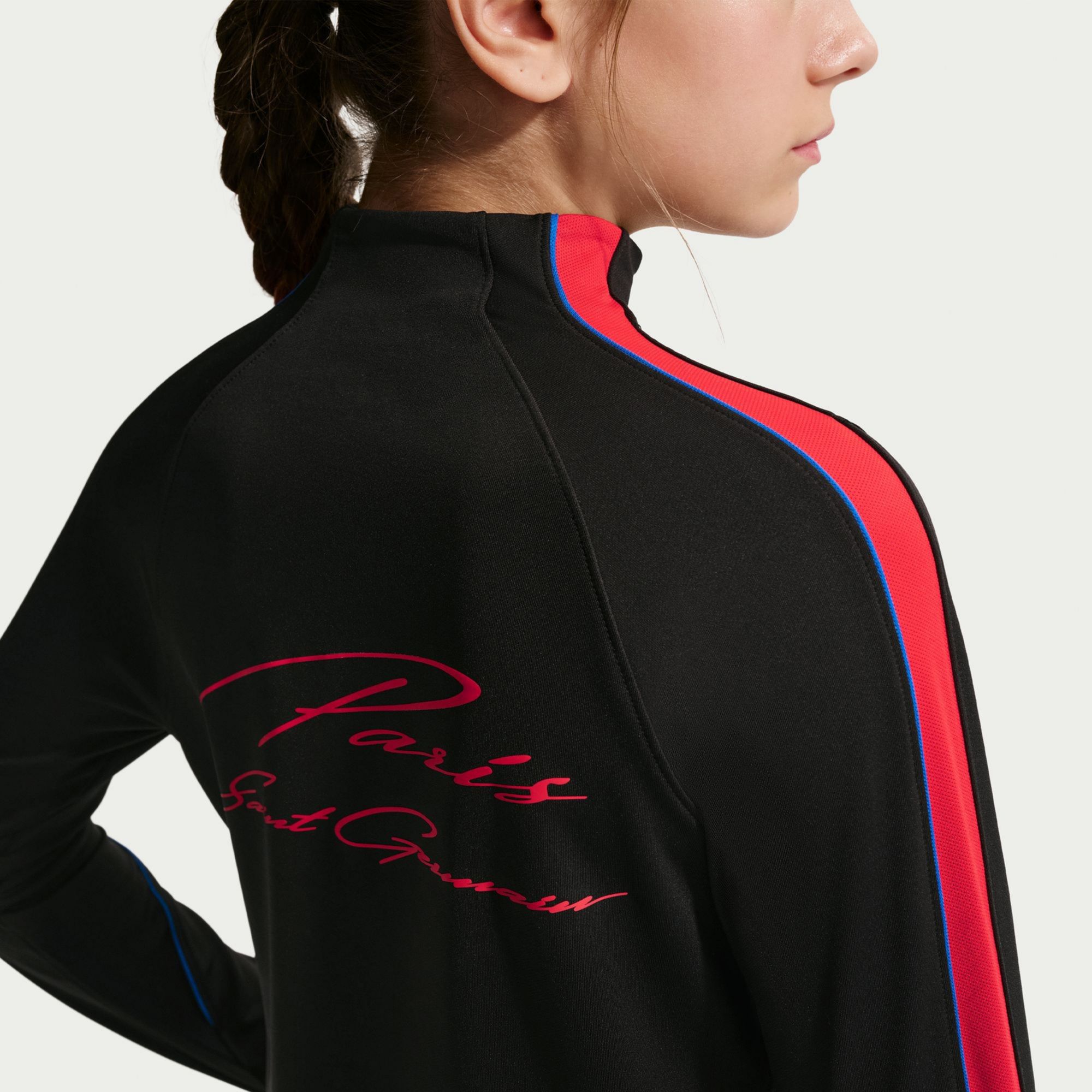 Nike Youth Paris Saint-Germain FC Black 2026 1/4-Zip Jacket product image
