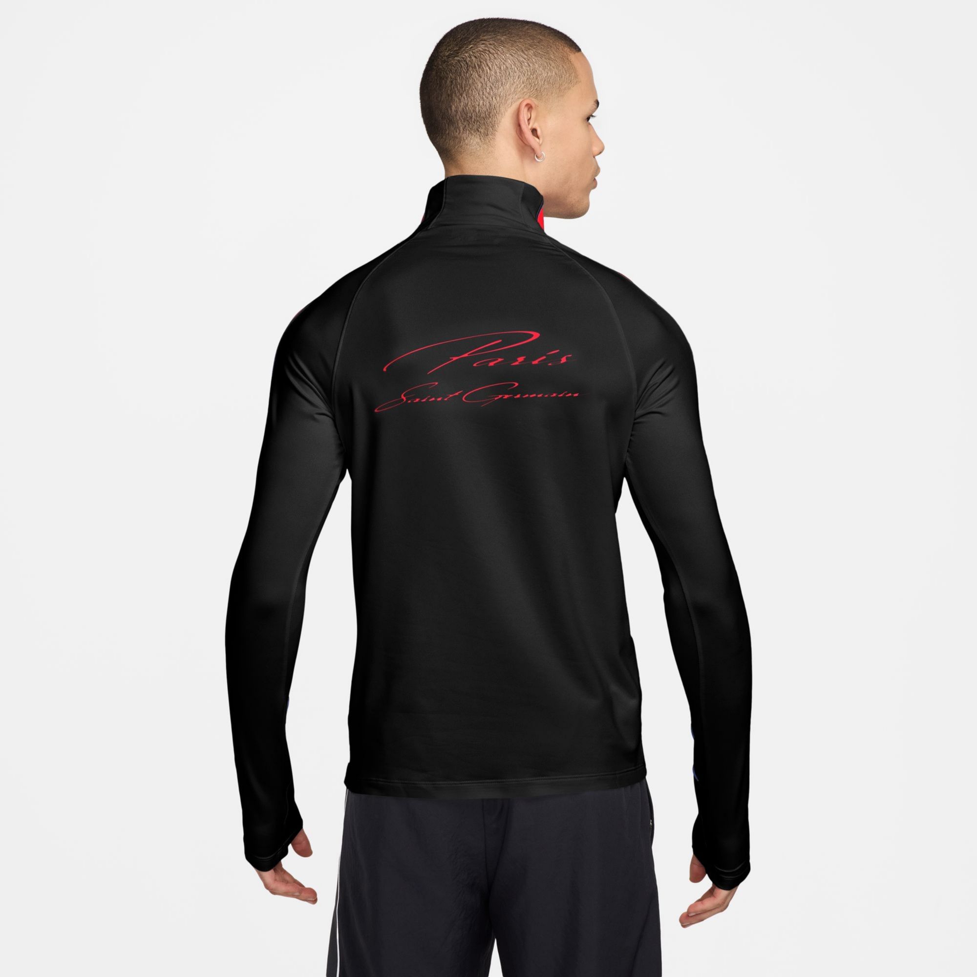 Nike Adult Paris Saint-Germain FC Black 2026 1/4-Zip Jacket product image