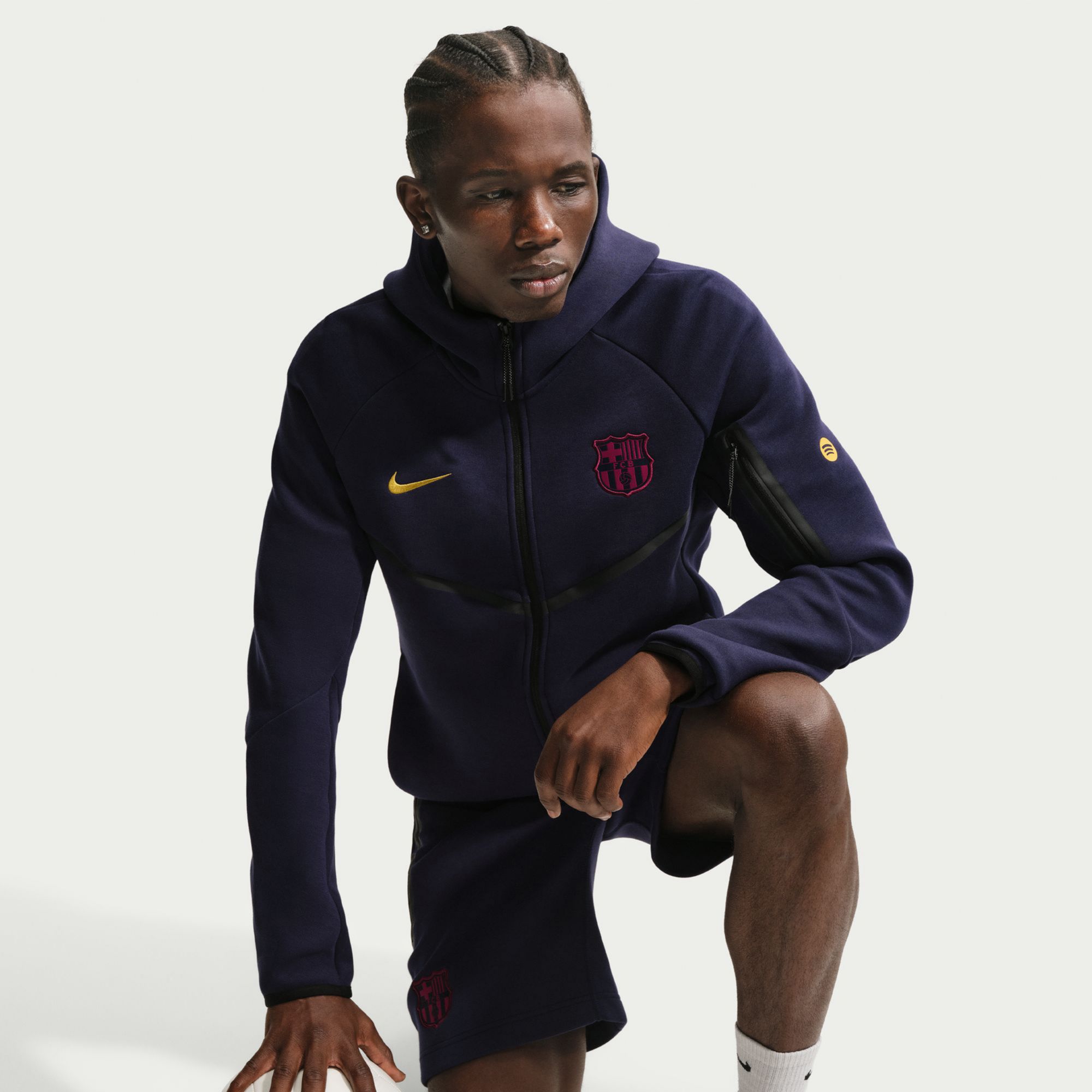 Nike Adult FC Barcelona Navy 2026 Hoodie product image