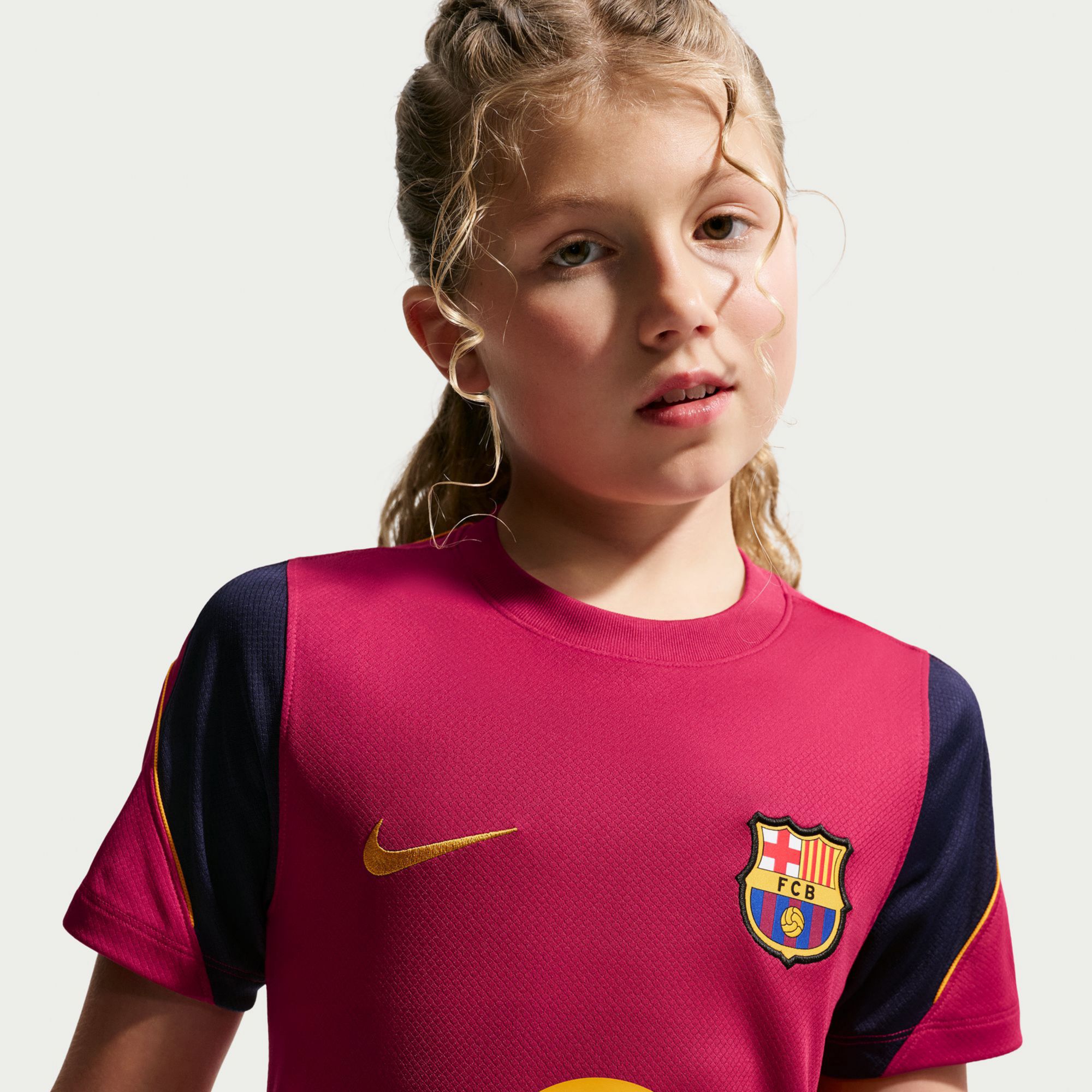 Nike Youth FC Barcelona Red 2026 Training Jersey product image