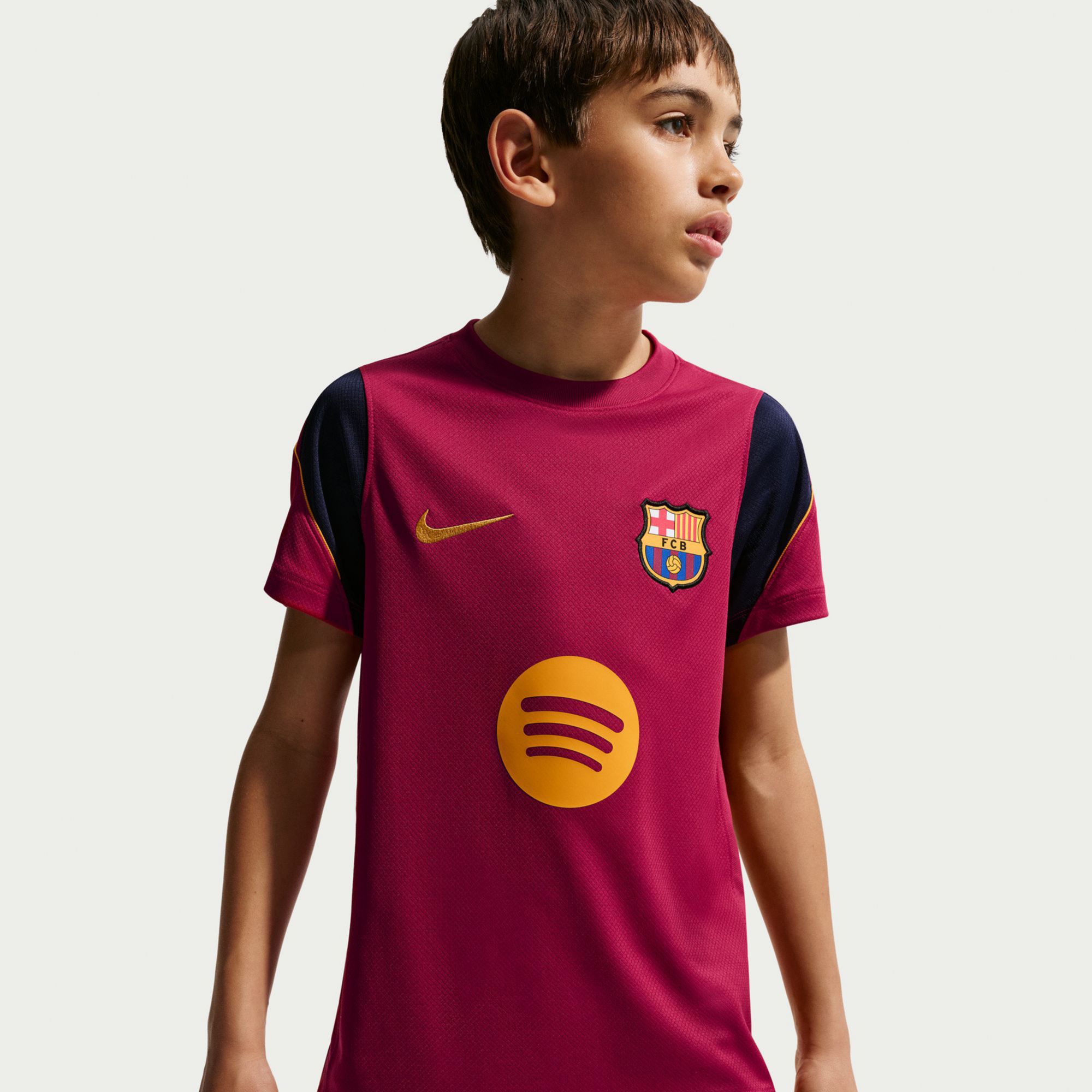 Nike Youth FC Barcelona Red 2026 Training Jersey product image
