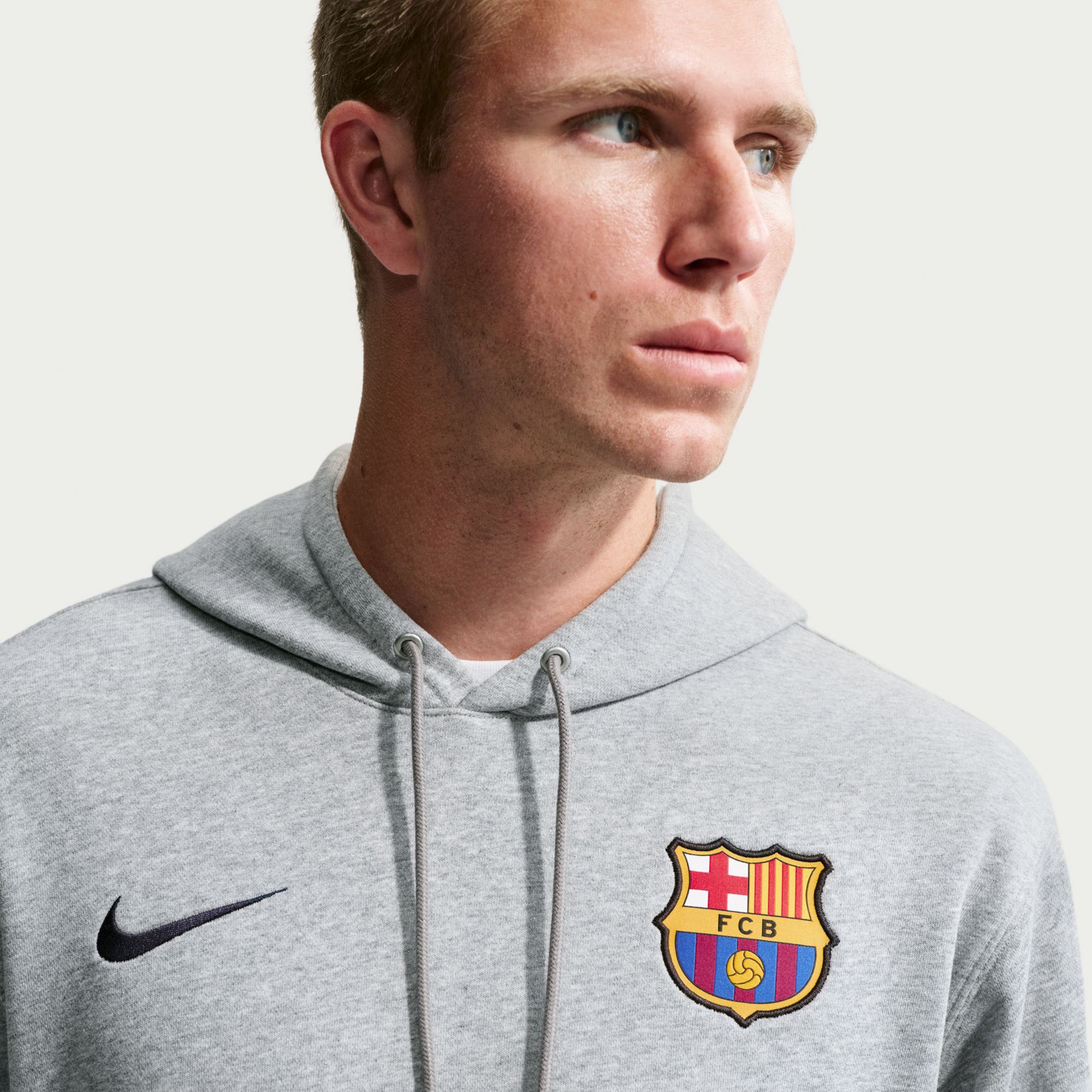Nike Adult FC Barcelona Gray Club Hoodie product image