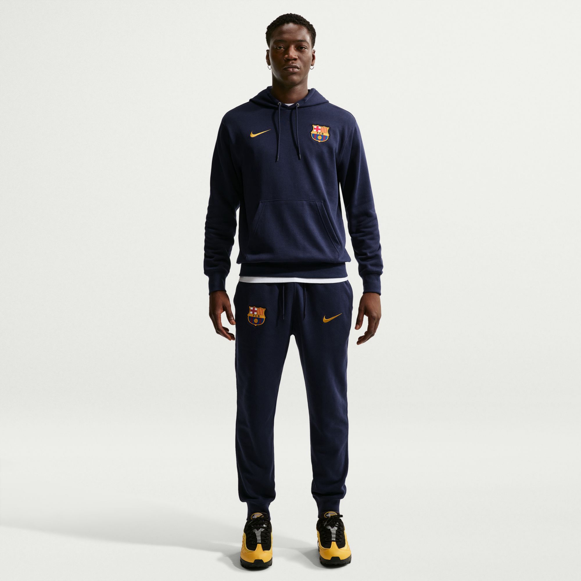 Nike Adult FC Barcelona Navy Club Hoodie product image