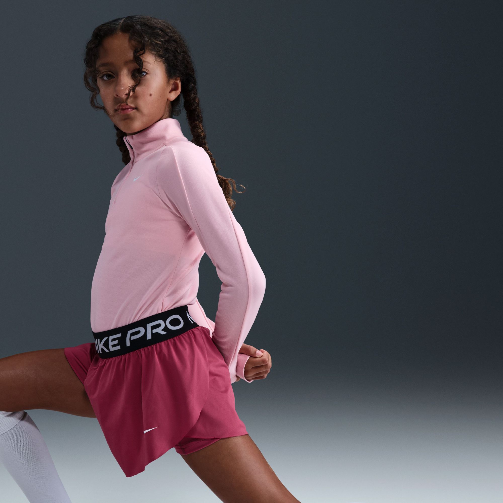 Nike Girls' Pro Dri-FIT 2-In-1 Shorts product image