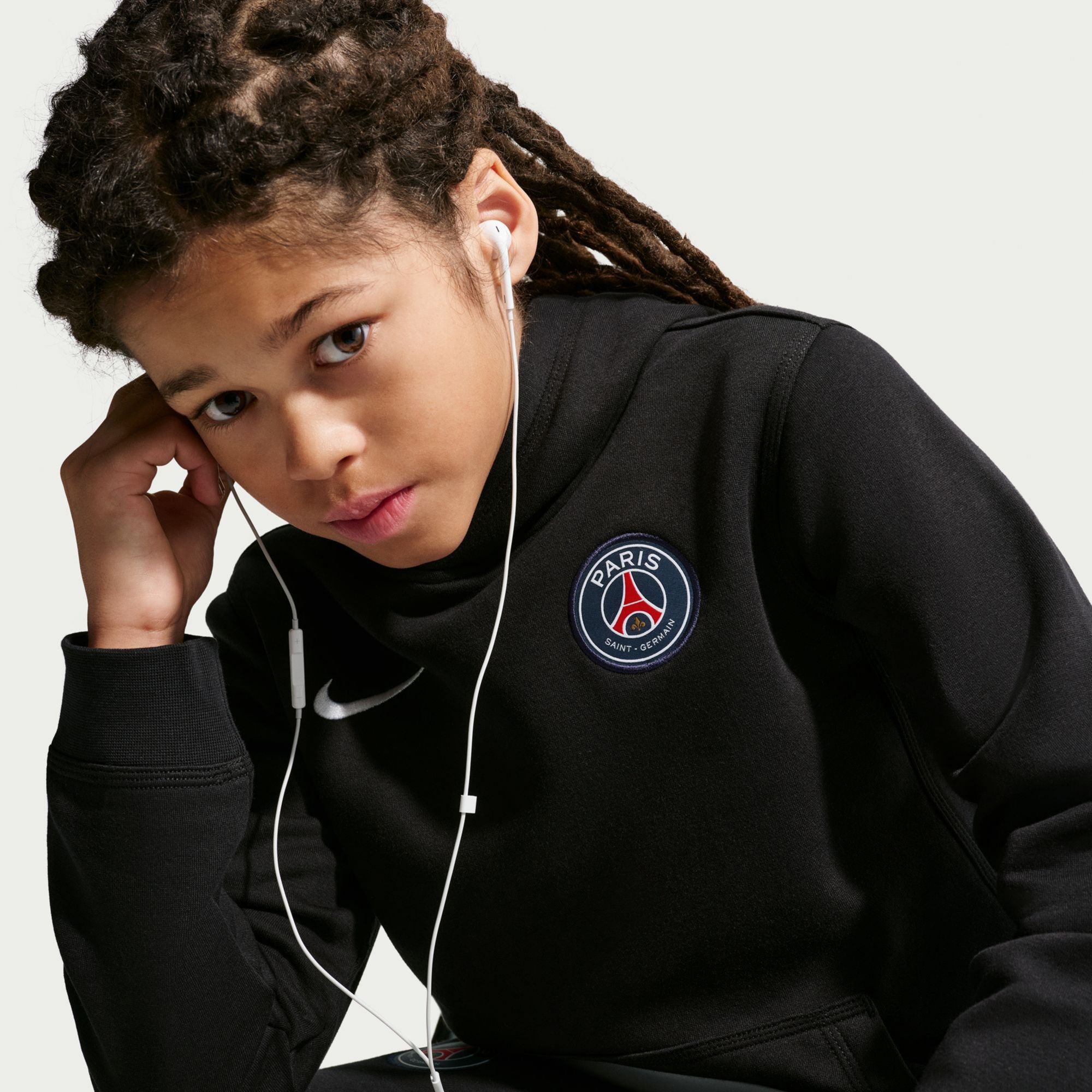 Nike Youth Paris Saint-Germain FC Black Club Hoodie product image