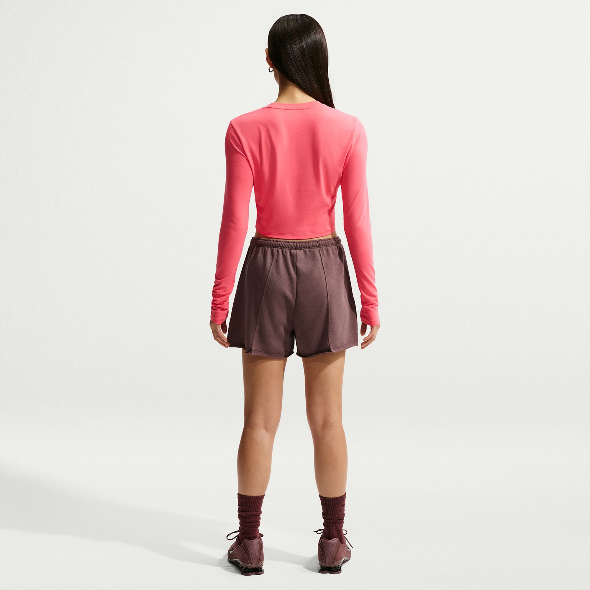 Nike Women's Sportswear Chill Terry Mid-Rise French Terry Shorts product image