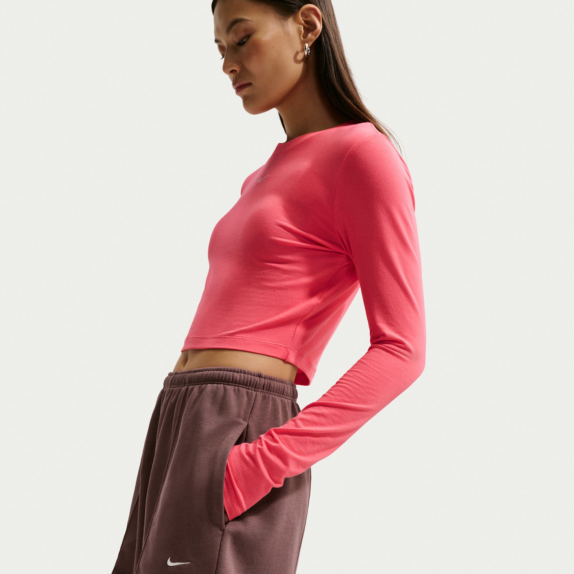 Nike Women's Sportswear Chill Terry Mid-Rise French Terry Shorts product image