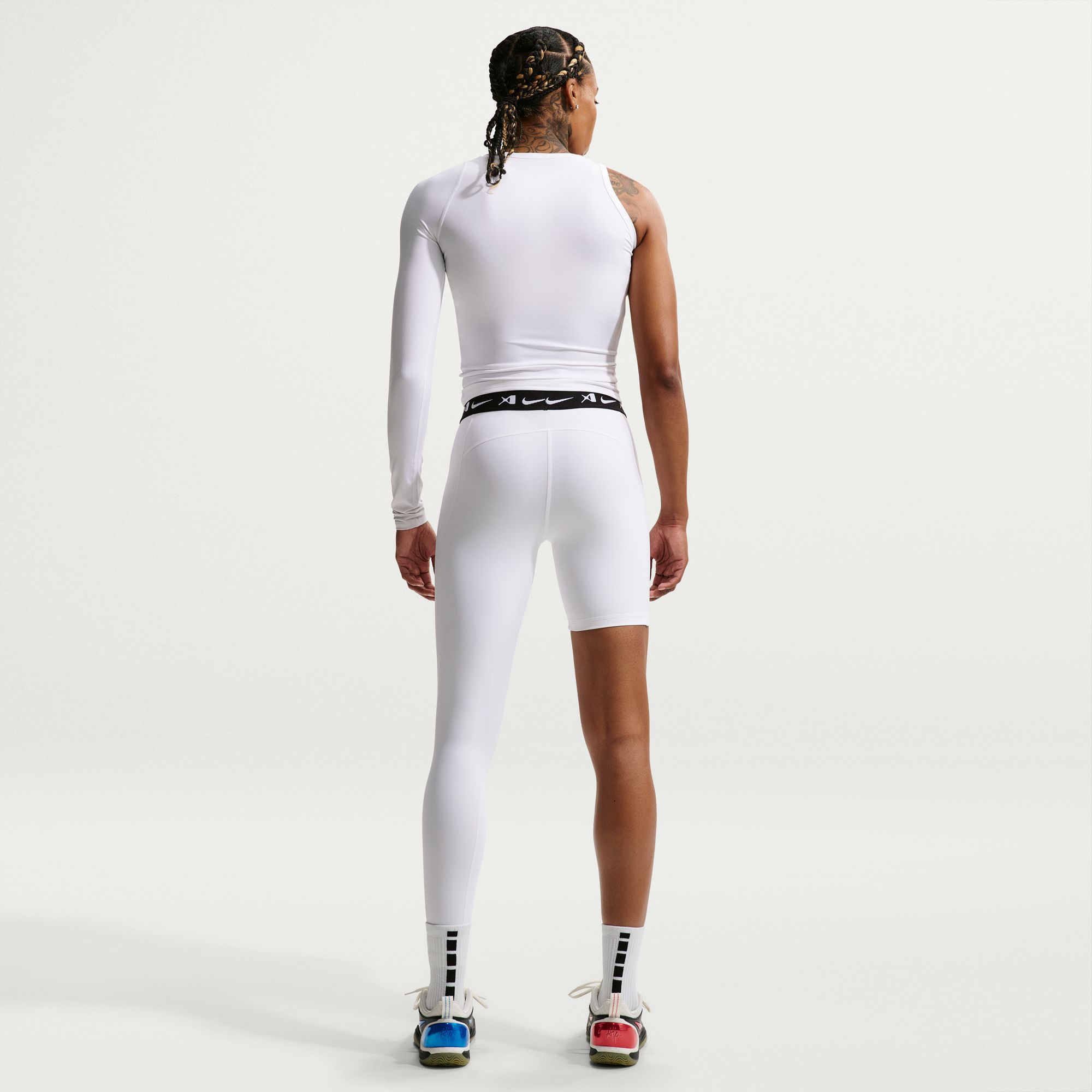 Nike Women's A'ja Wilson A'symmetric Reversible Single-Leg Basketball Leggings product image
