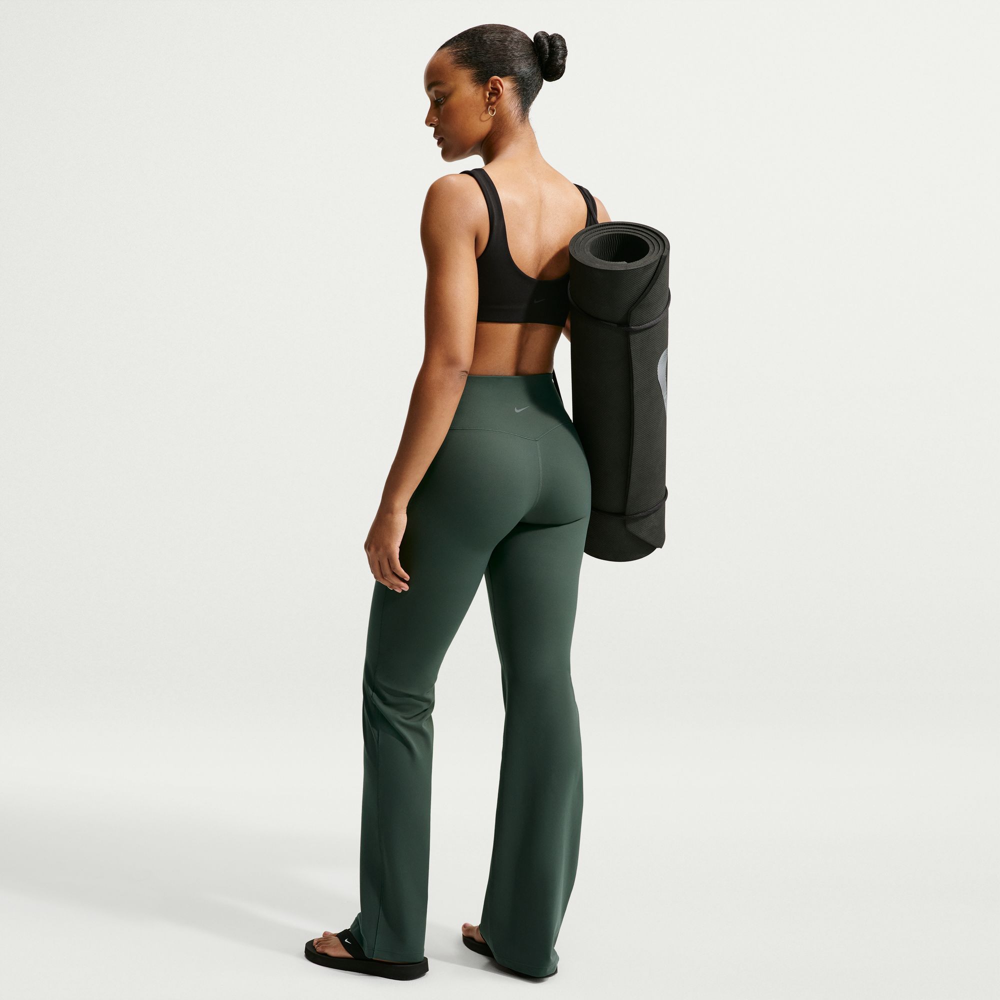 Nike Women's Zenvy High-Waisted Flared Leggings with No Front Seam product image