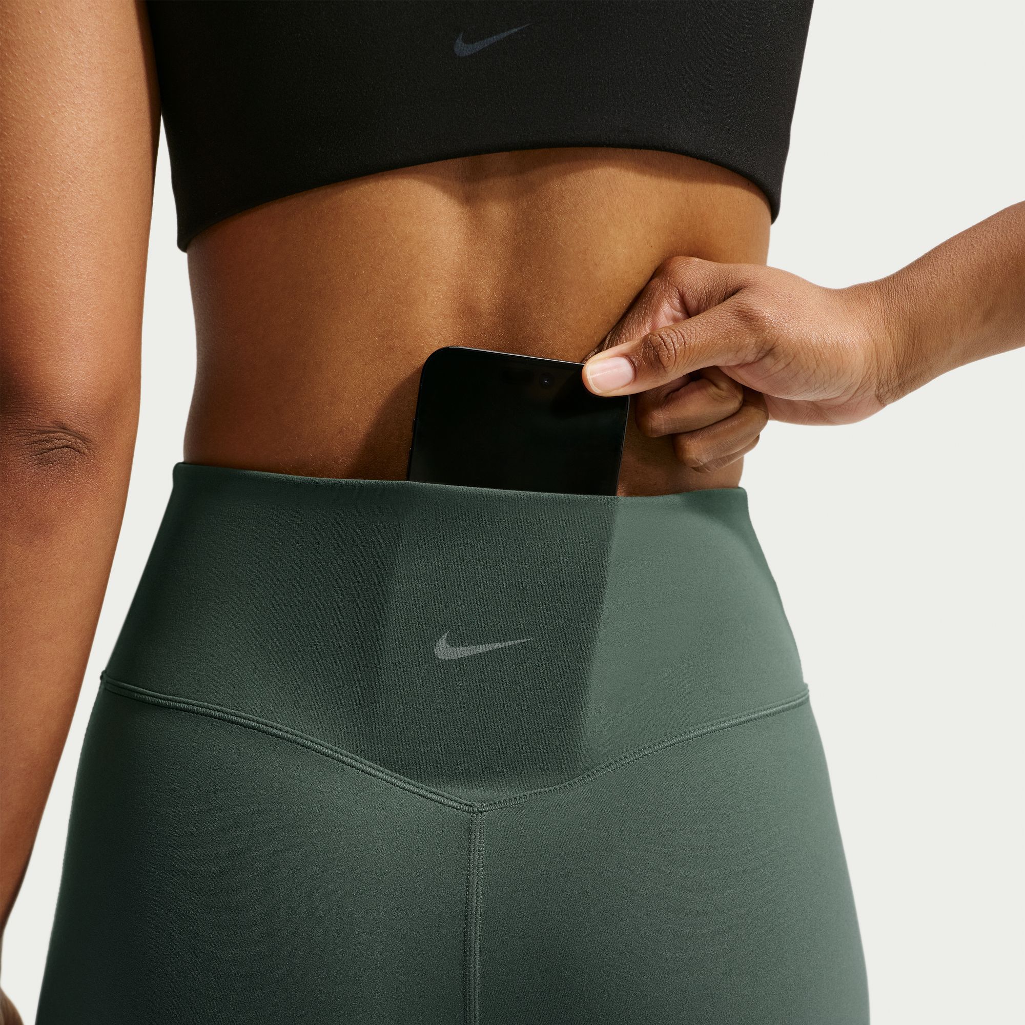 Nike Women's Zenvy High-Waisted Flared Leggings with No Front Seam product image