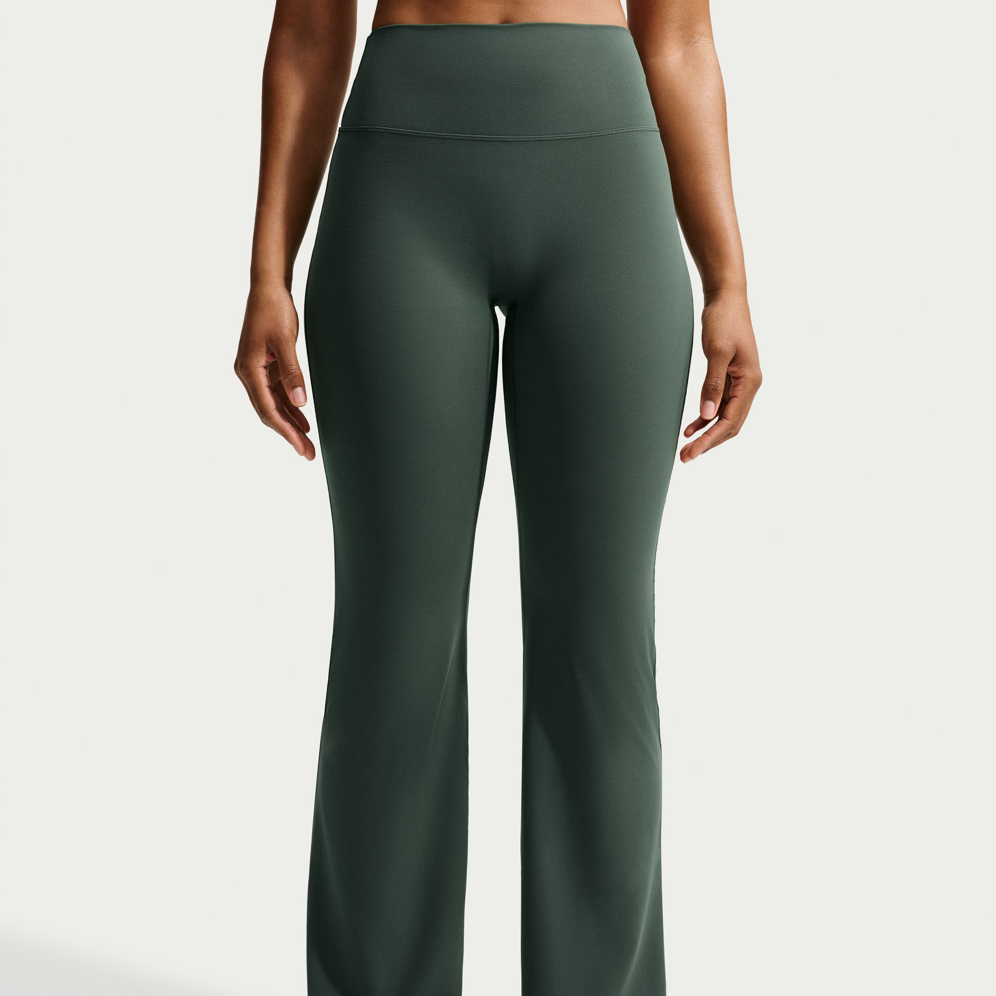 Nike Women's Zenvy High-Waisted Flared Leggings with No Front Seam product image