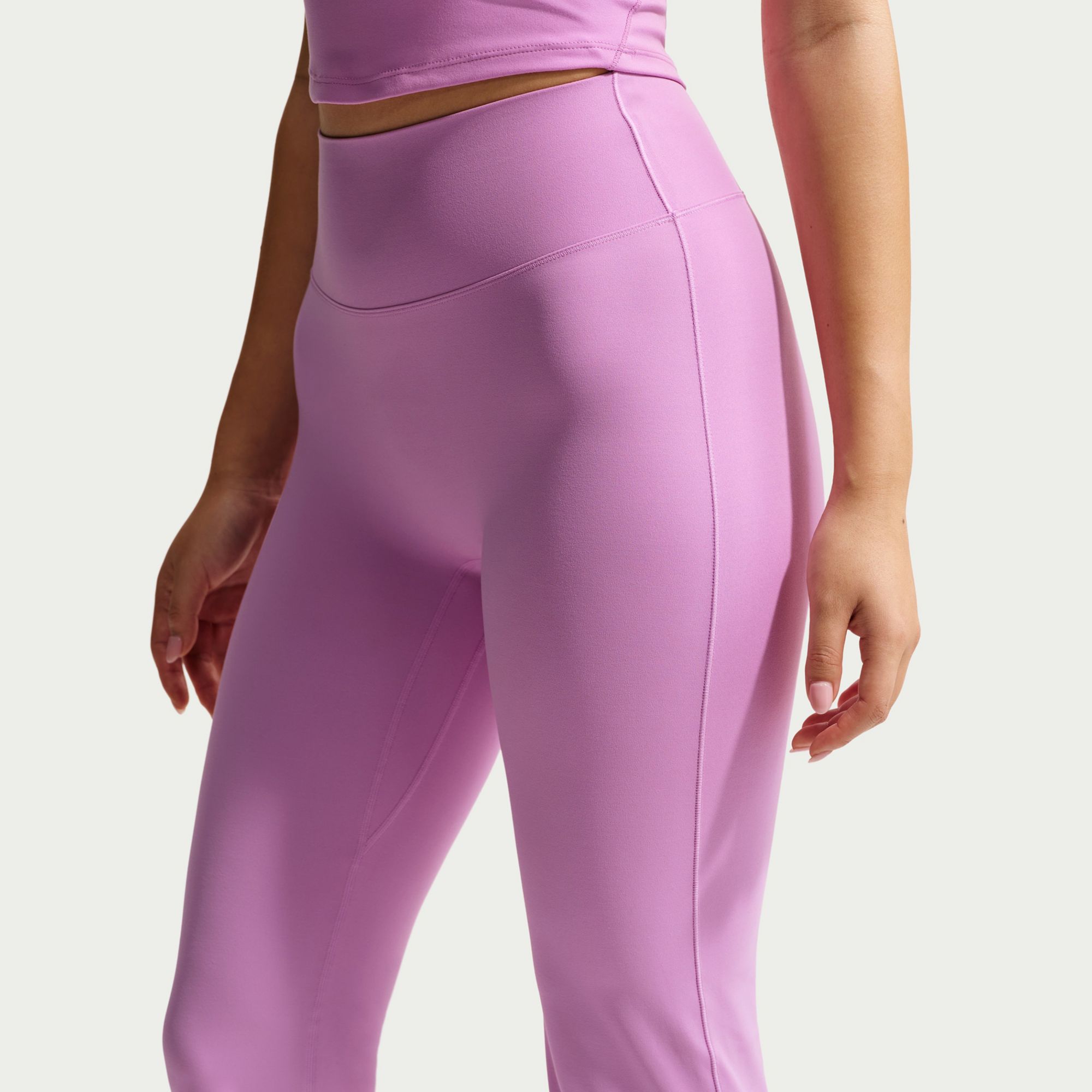Nike Women's Zenvy High-Waisted Flared Leggings with No Front Seam product image