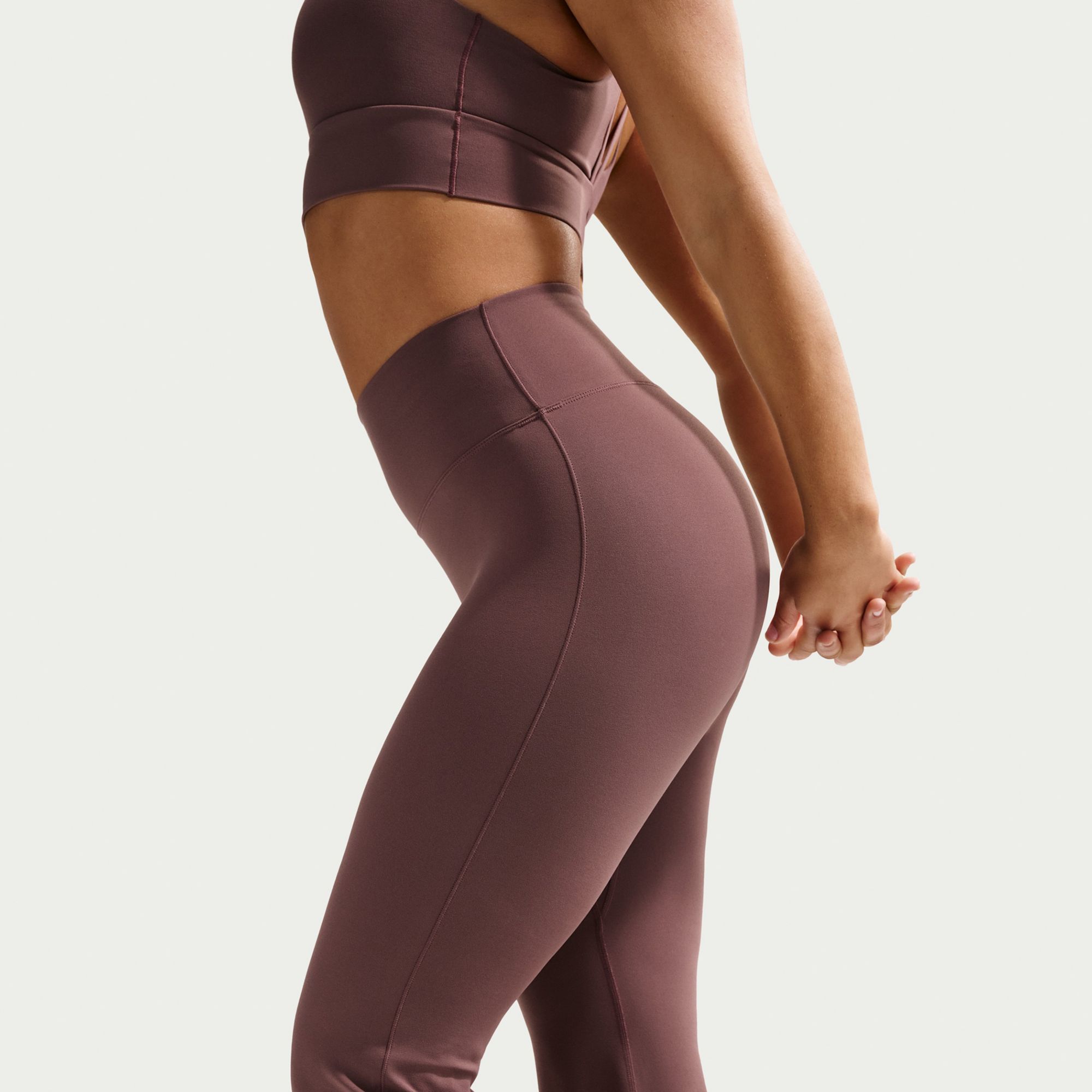 Nike Women's Zenvy High-Waisted Flared Leggings with No Front Seam product image